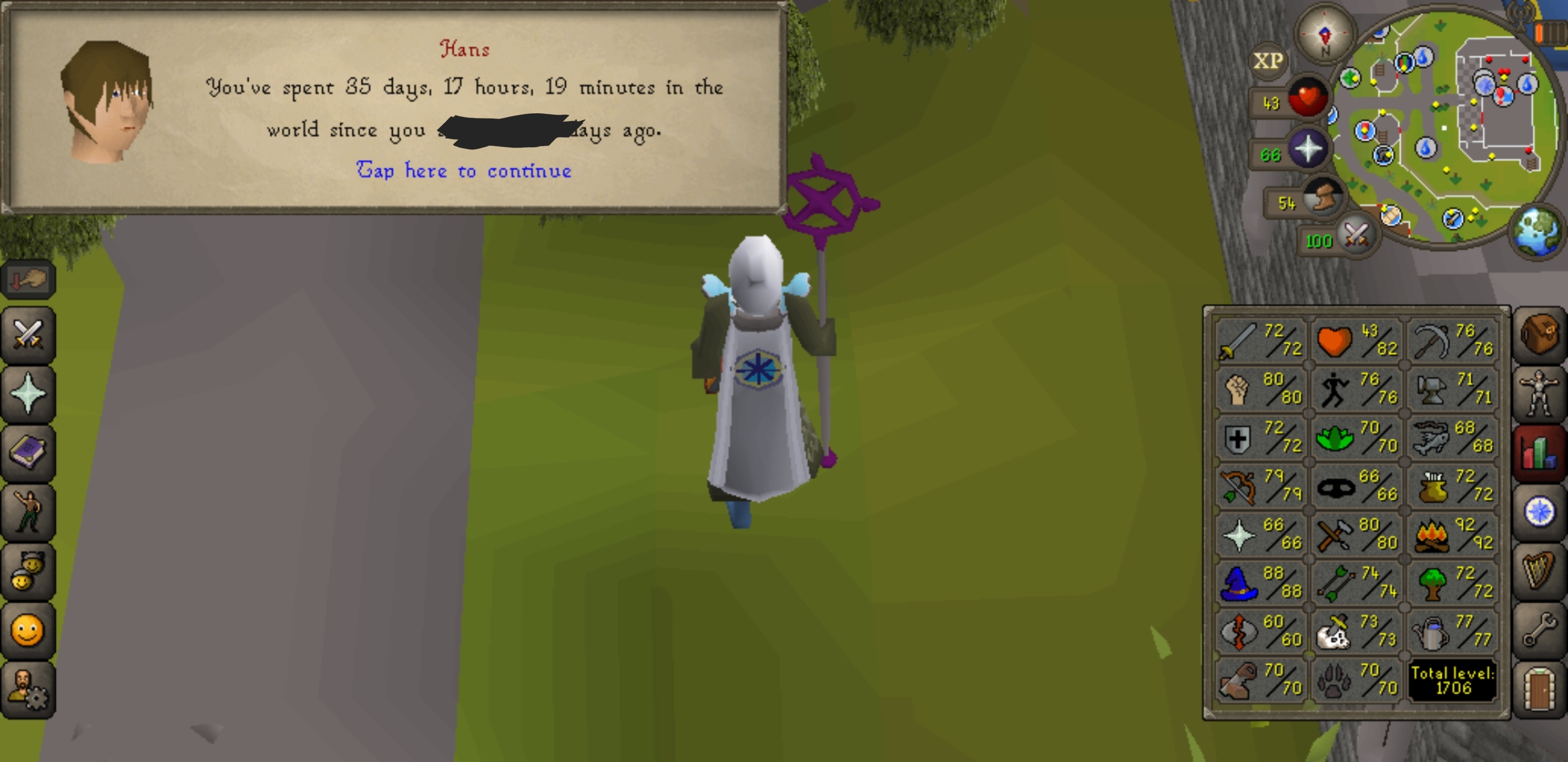 35 days 17 hours and 19 minutes to get my first quest cape ever! r/ironscape