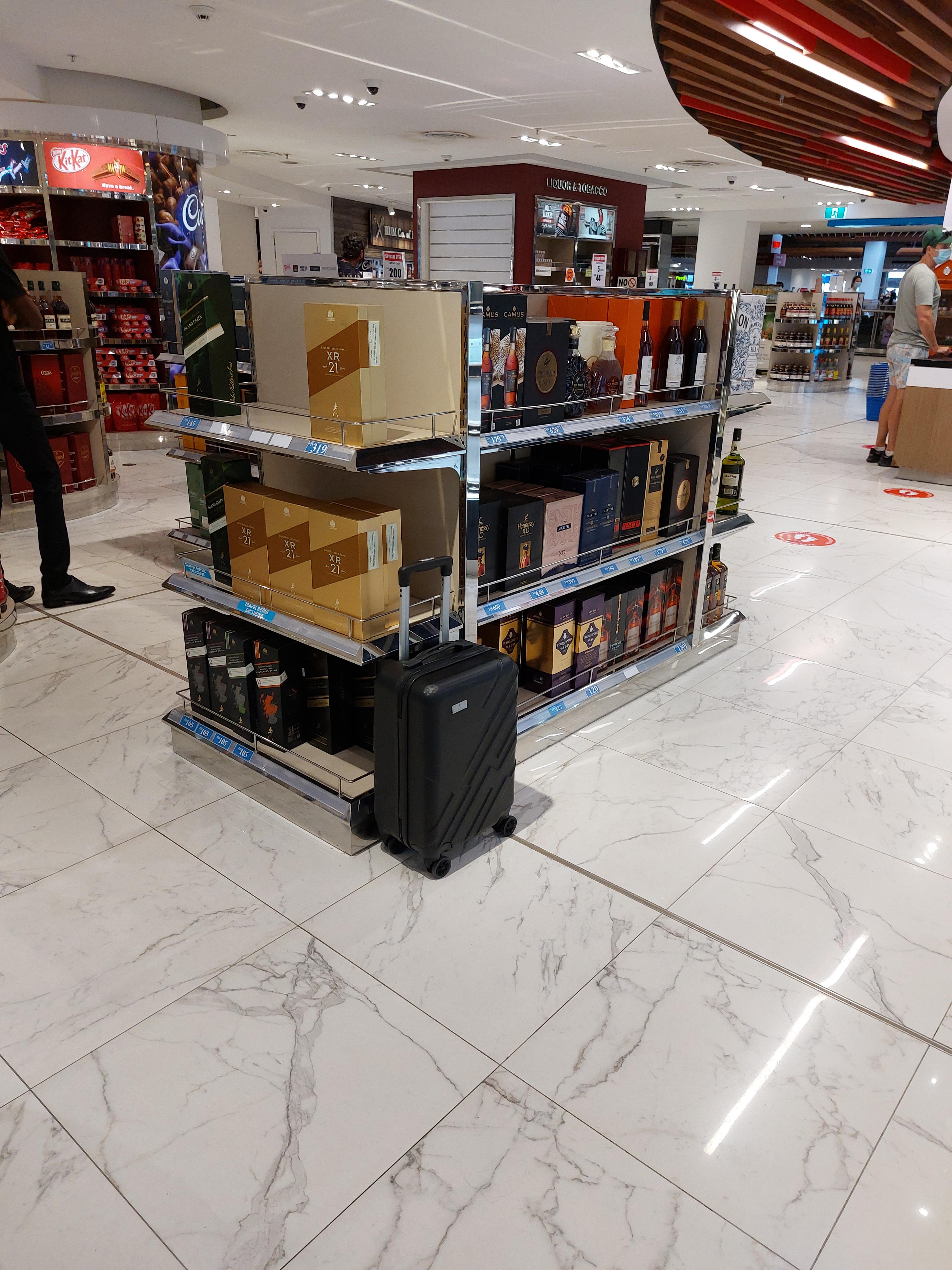 Saw this luggage unattended at the airport and reported it. Was told it is a part of the duty