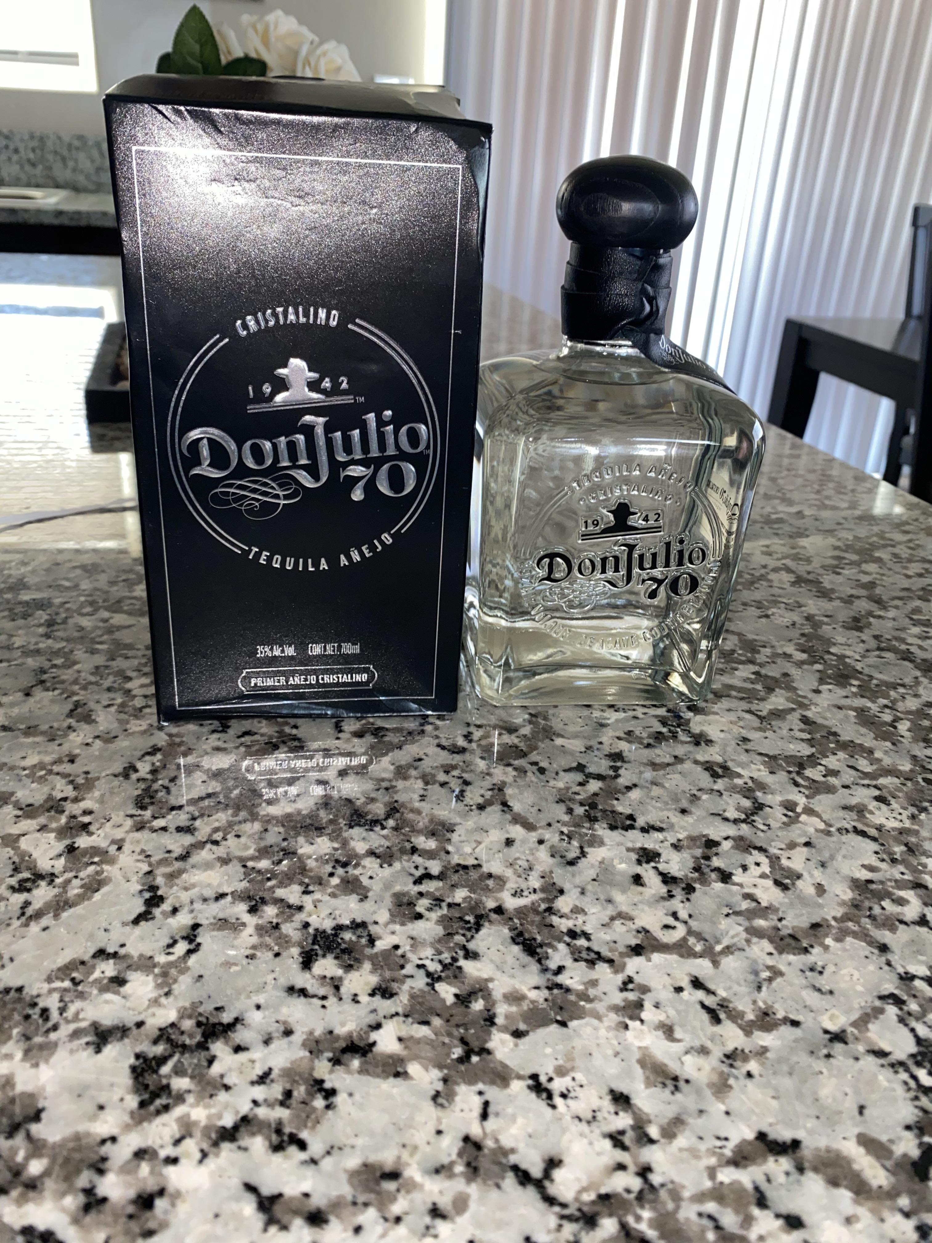 Now this is tequila. Don Julio 70 cristalino anejo. Mexico import. r