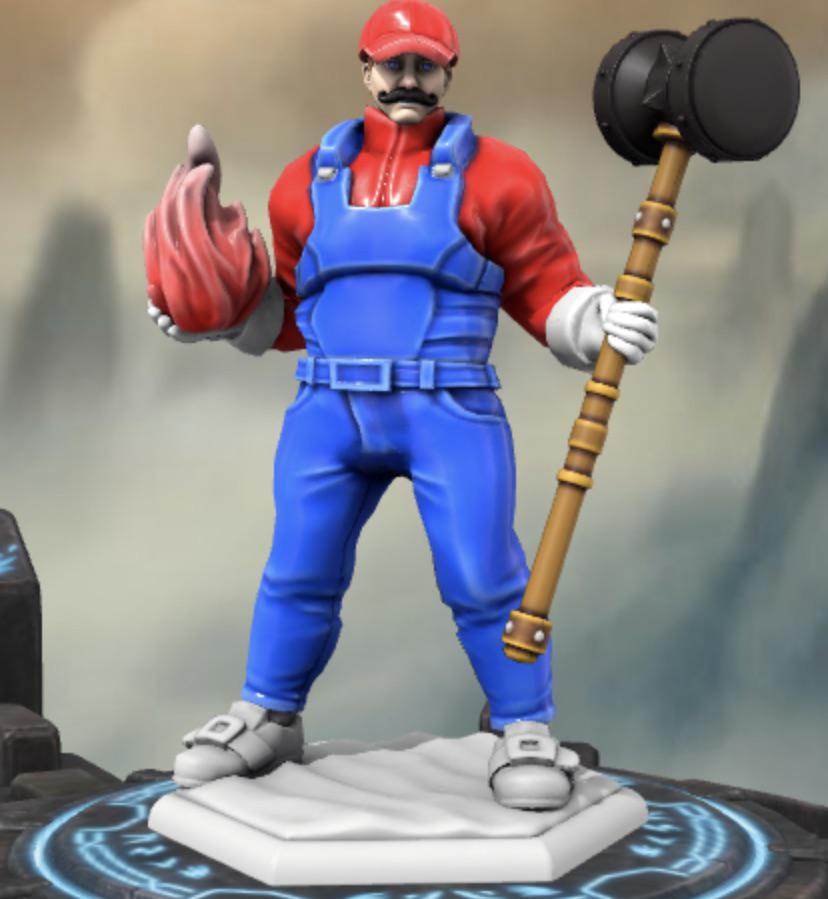 Decided I’d follow in this new trend and make Mario in (I
