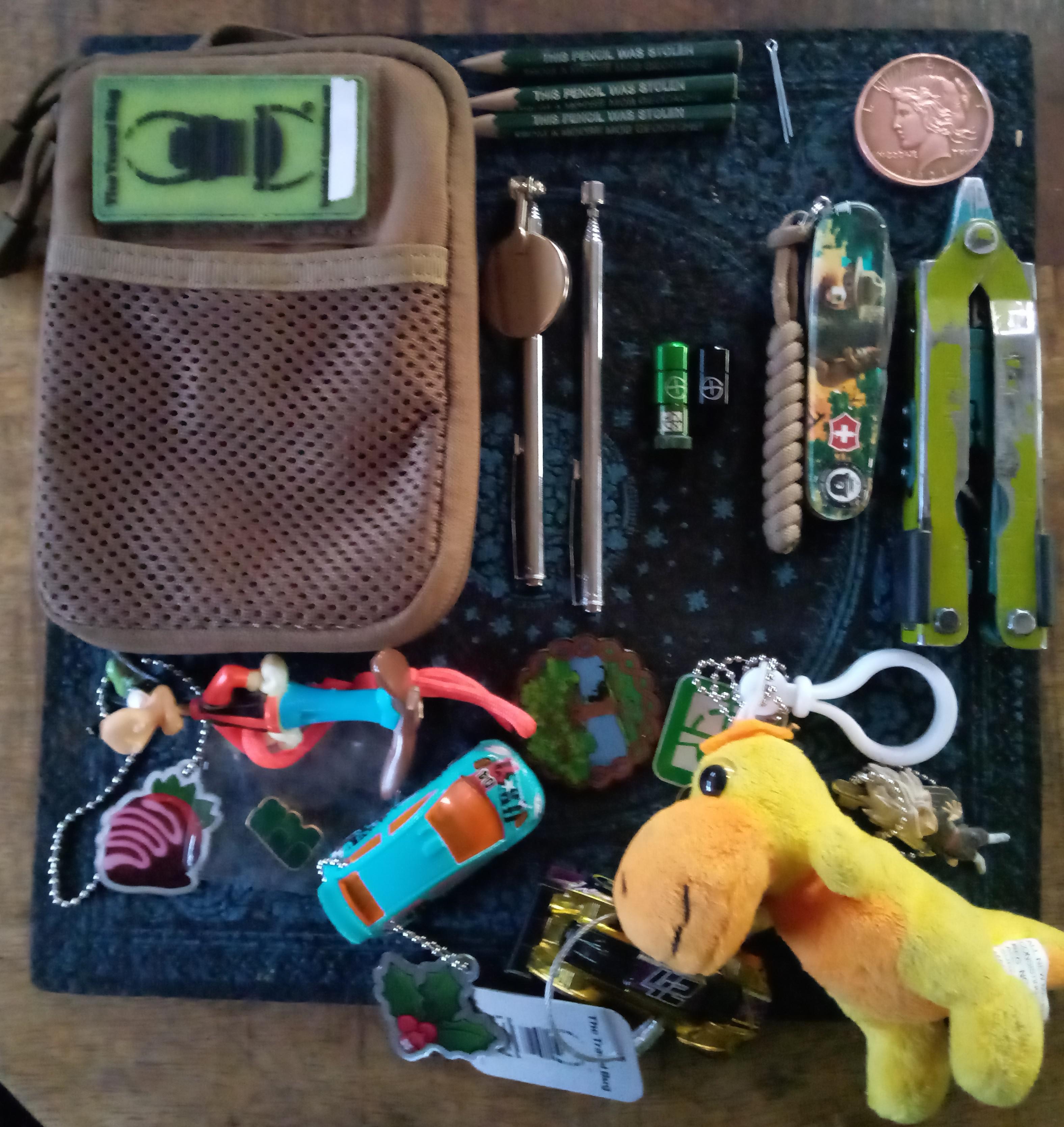 Hello fellow cachers! Let's see your Tott kits! What special items do