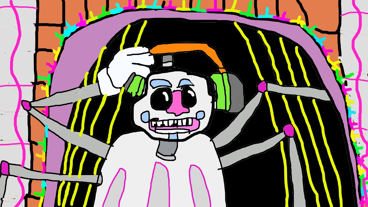 I made fanart of Dj Music Man a little while ago, I'm not particularly