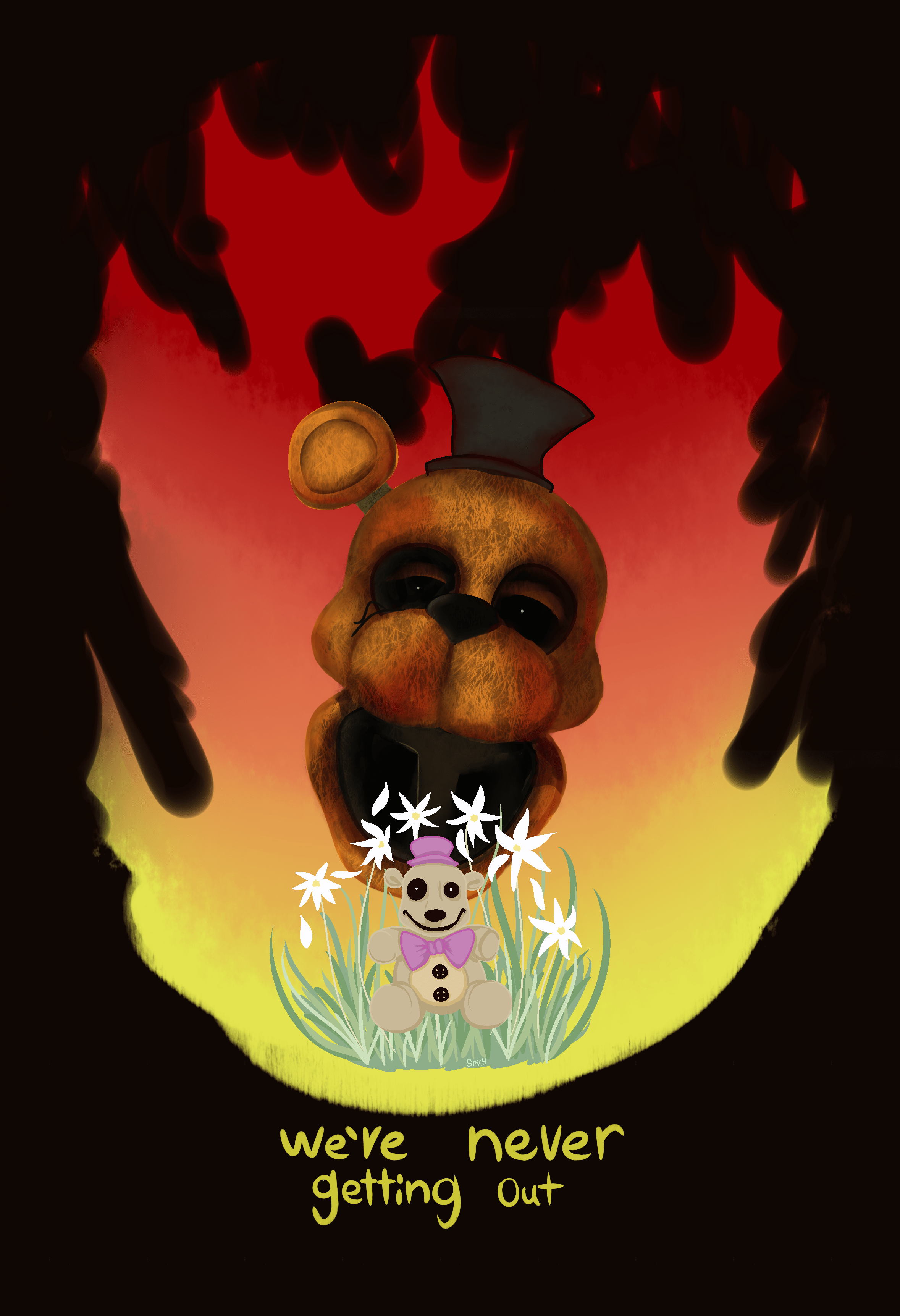 we're never getting out (FNaF VHS fanart) r/fivenightsatfreddys