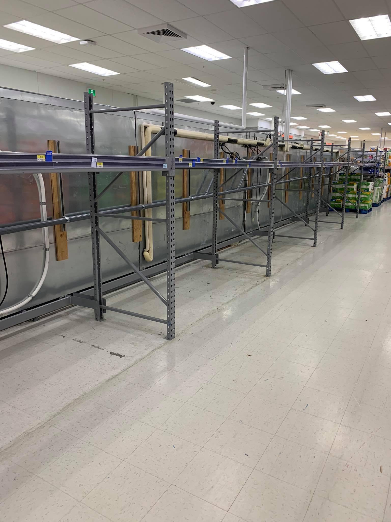 Walmart toilet paper aisle in Ottawa today. r/ontario
