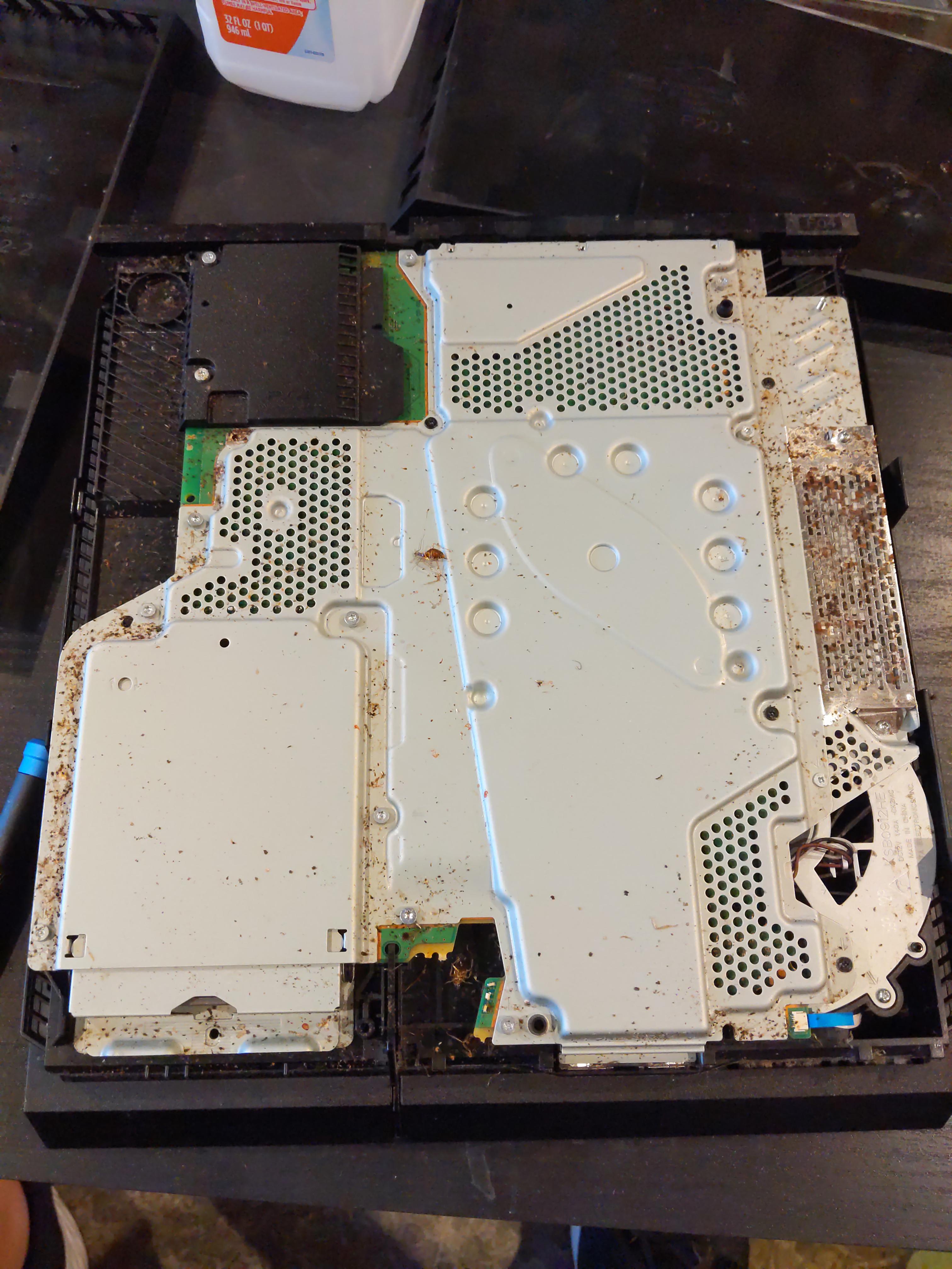 This has to be the worst cockroach damaged ps4 i have ever worked on