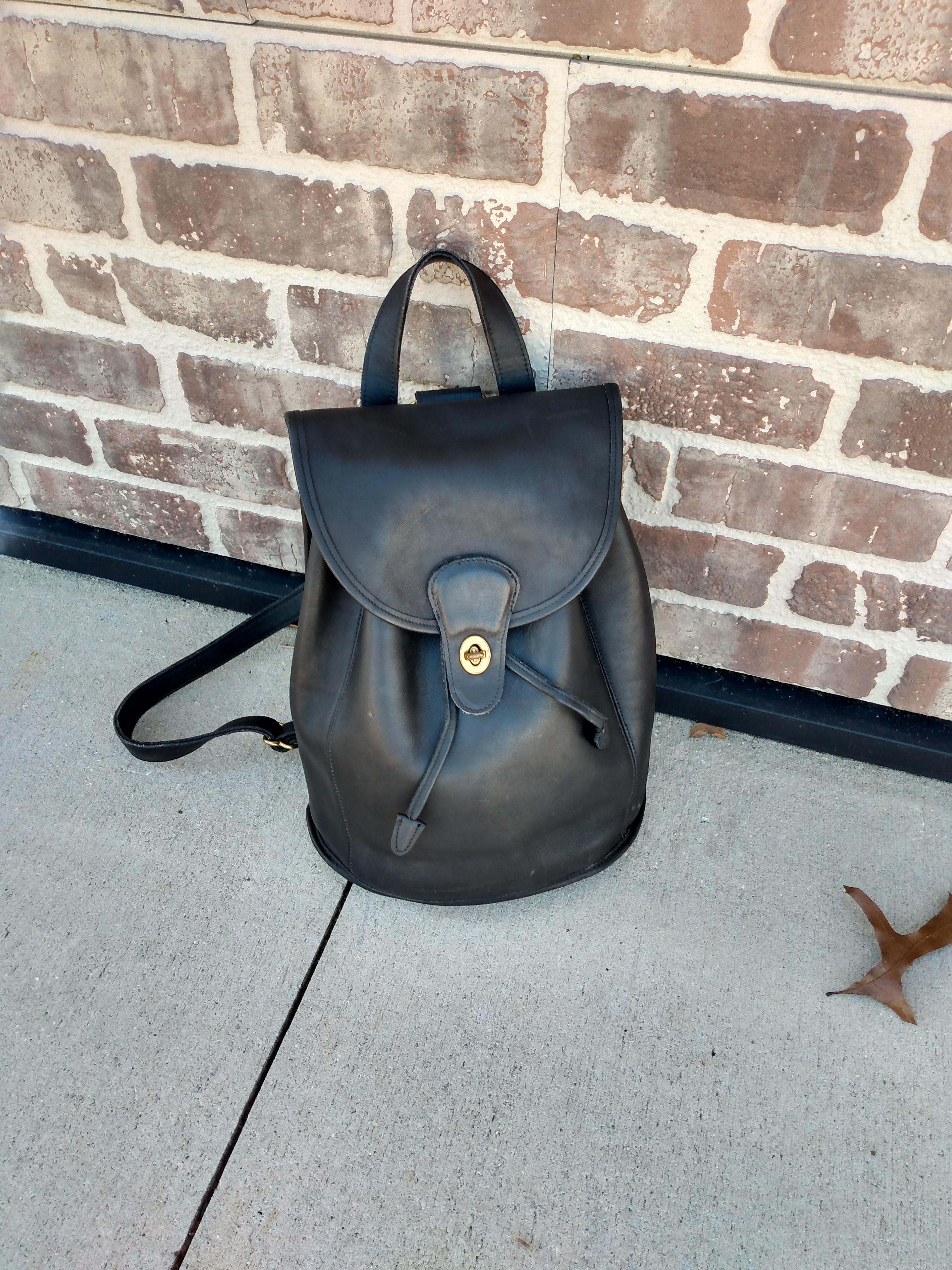 Vintage Coach Backpack for 20 r/ThriftStoreHauls