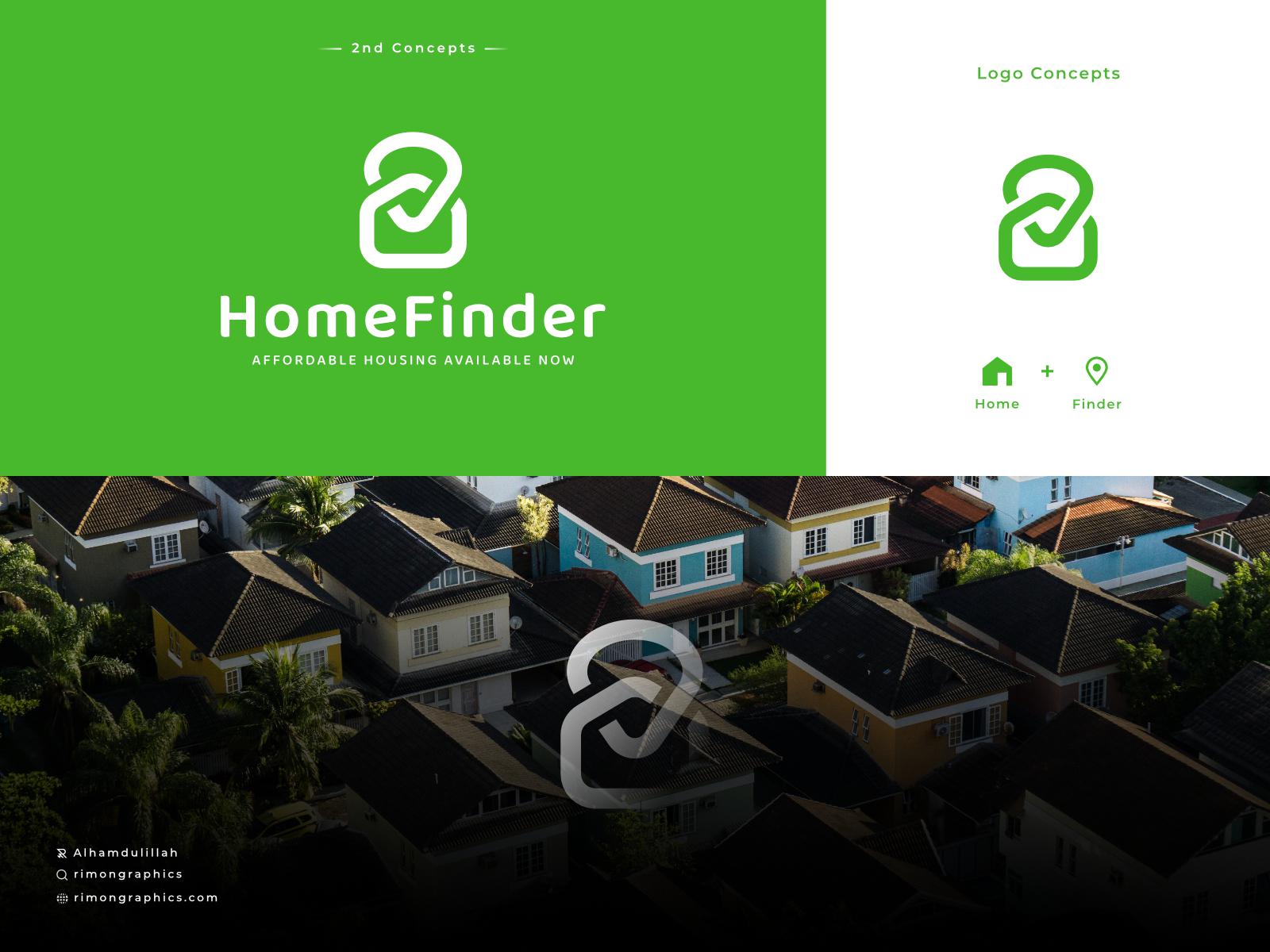 Home Finder Logo 2nd Concepts r/WillPatersonDesign