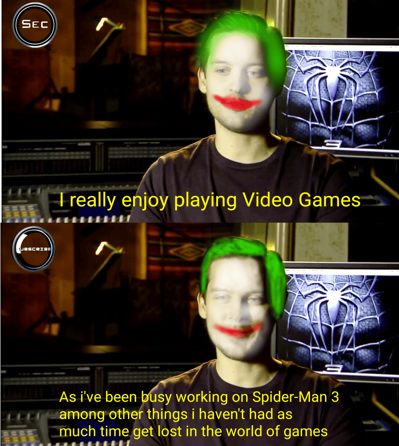Tobey Maguire isn't missing, He's being oppressed raimimemes