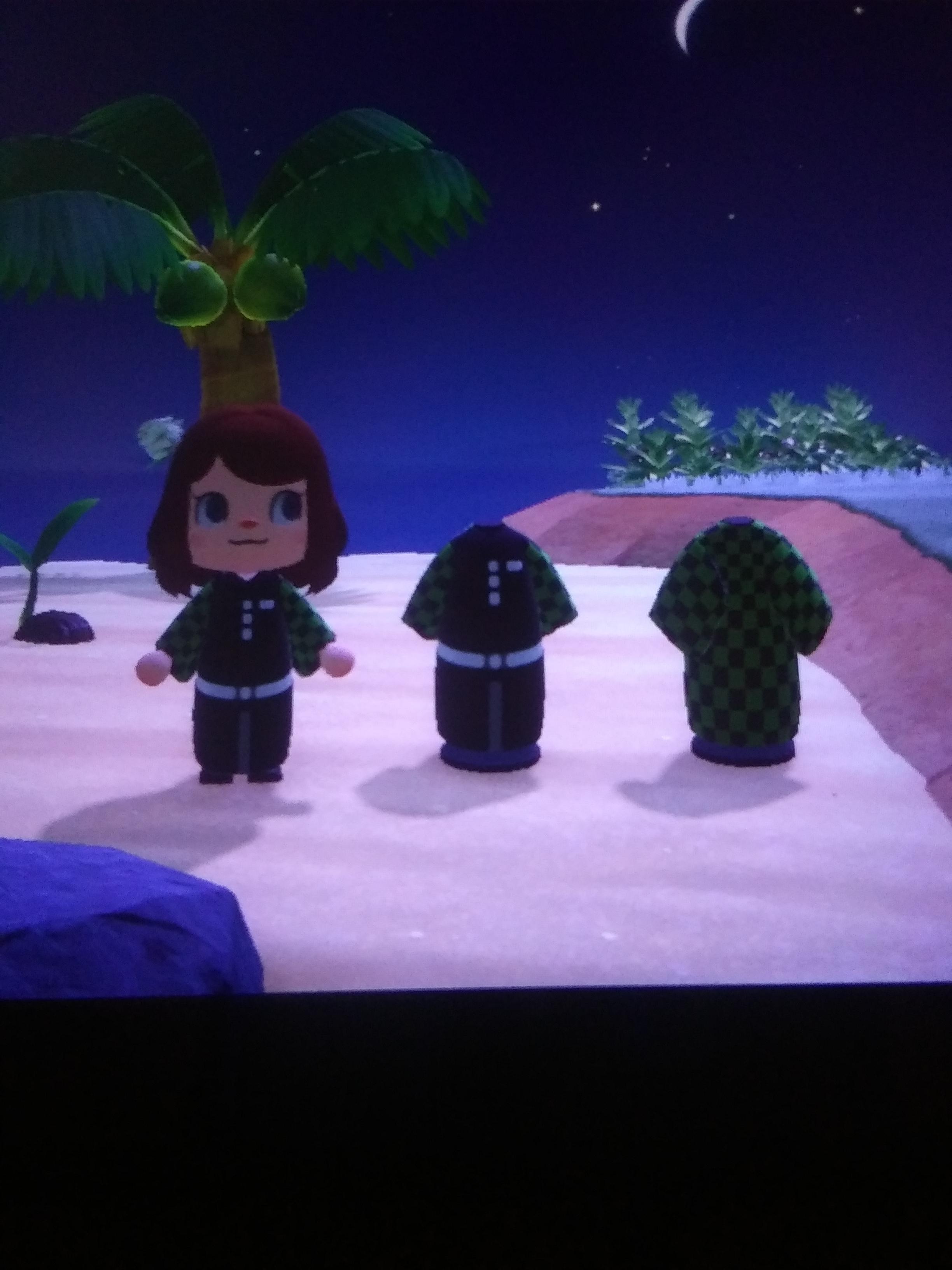 Made Tanjiro's Haori in ACNH (Animal Crossing New Horizons) AnimalCrossing
