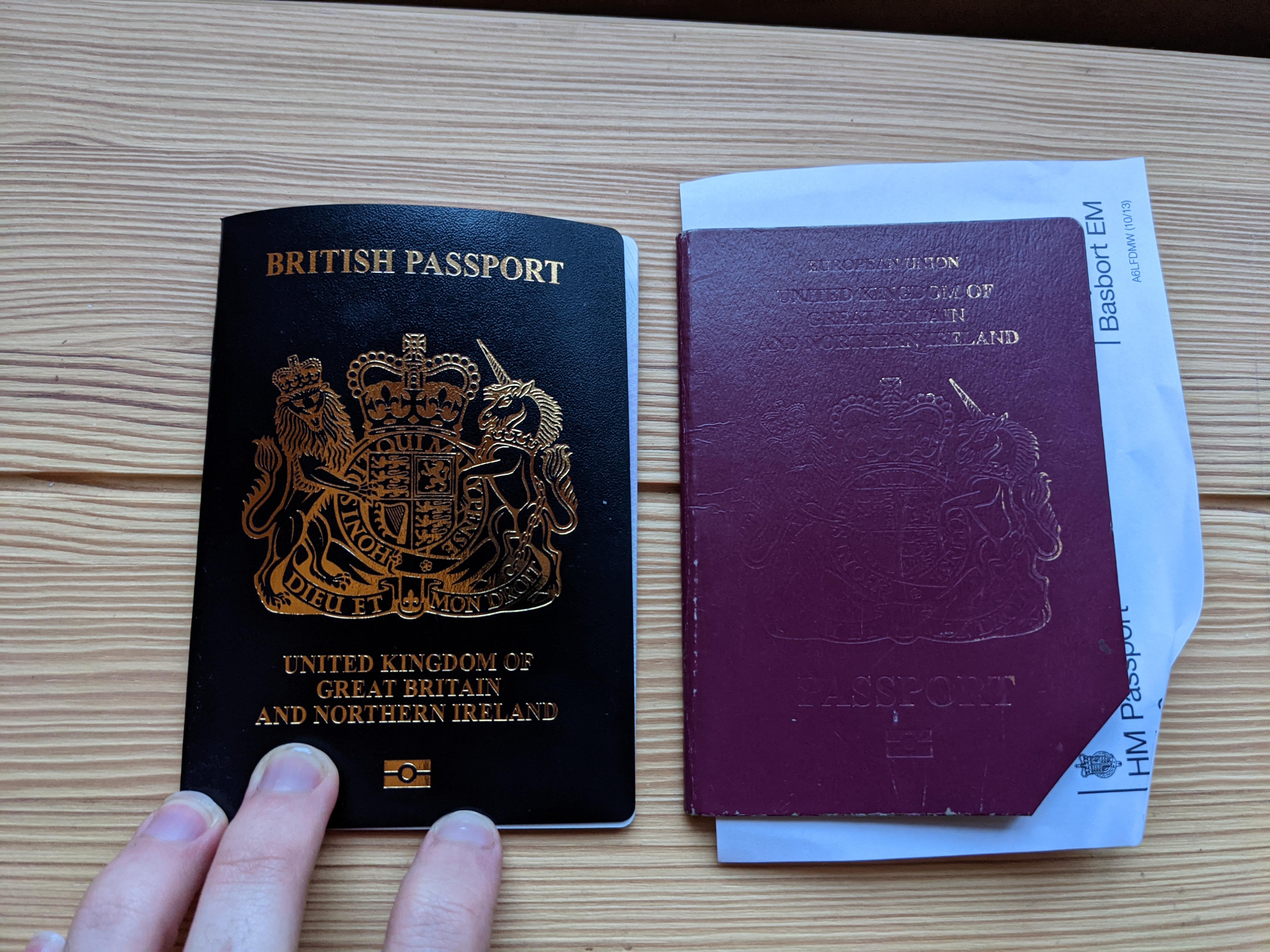New Vs Old Passport (United Kingdom) r/PassportPorn