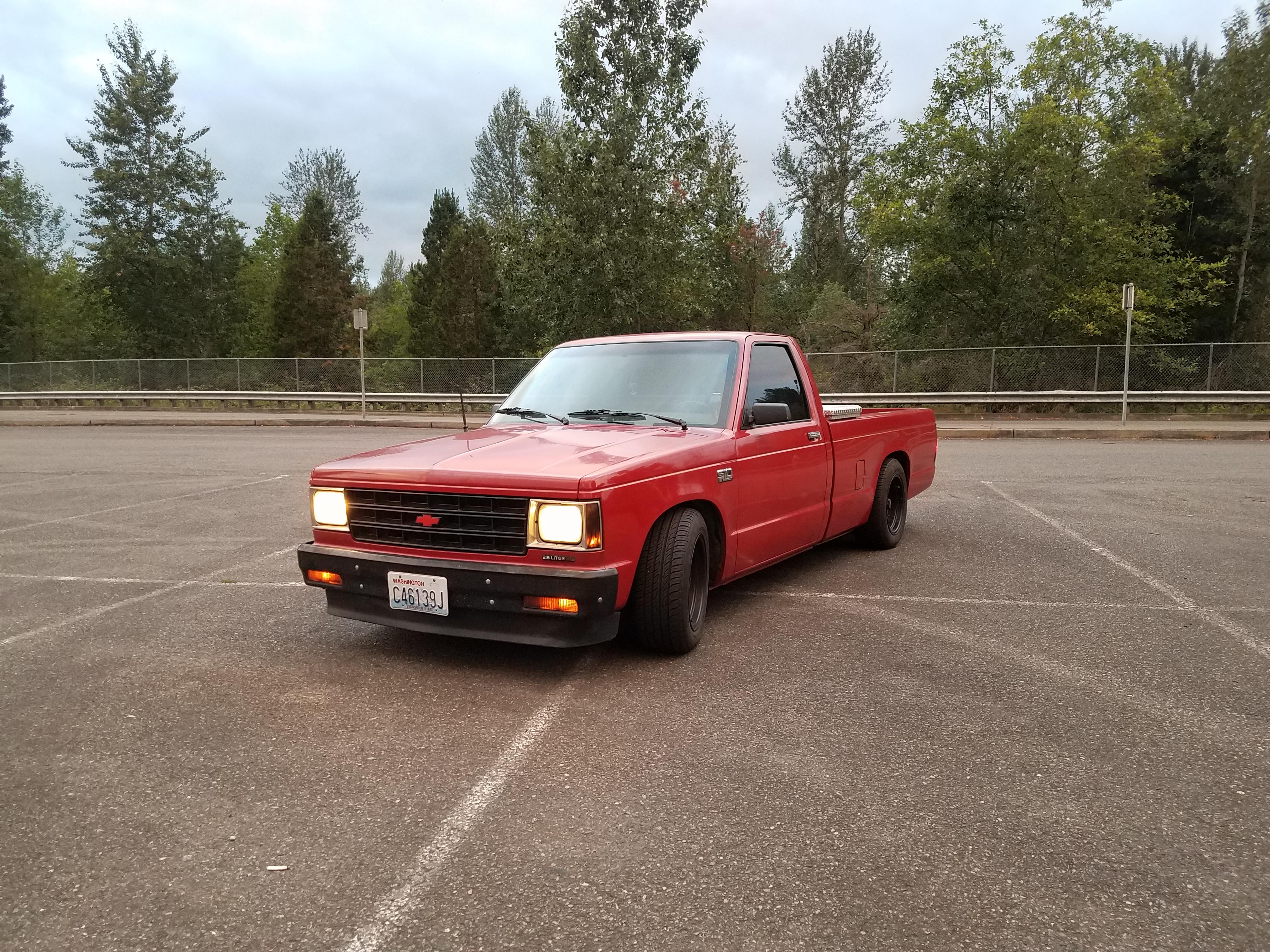 1985 s10 mini truck. slammedtrucks