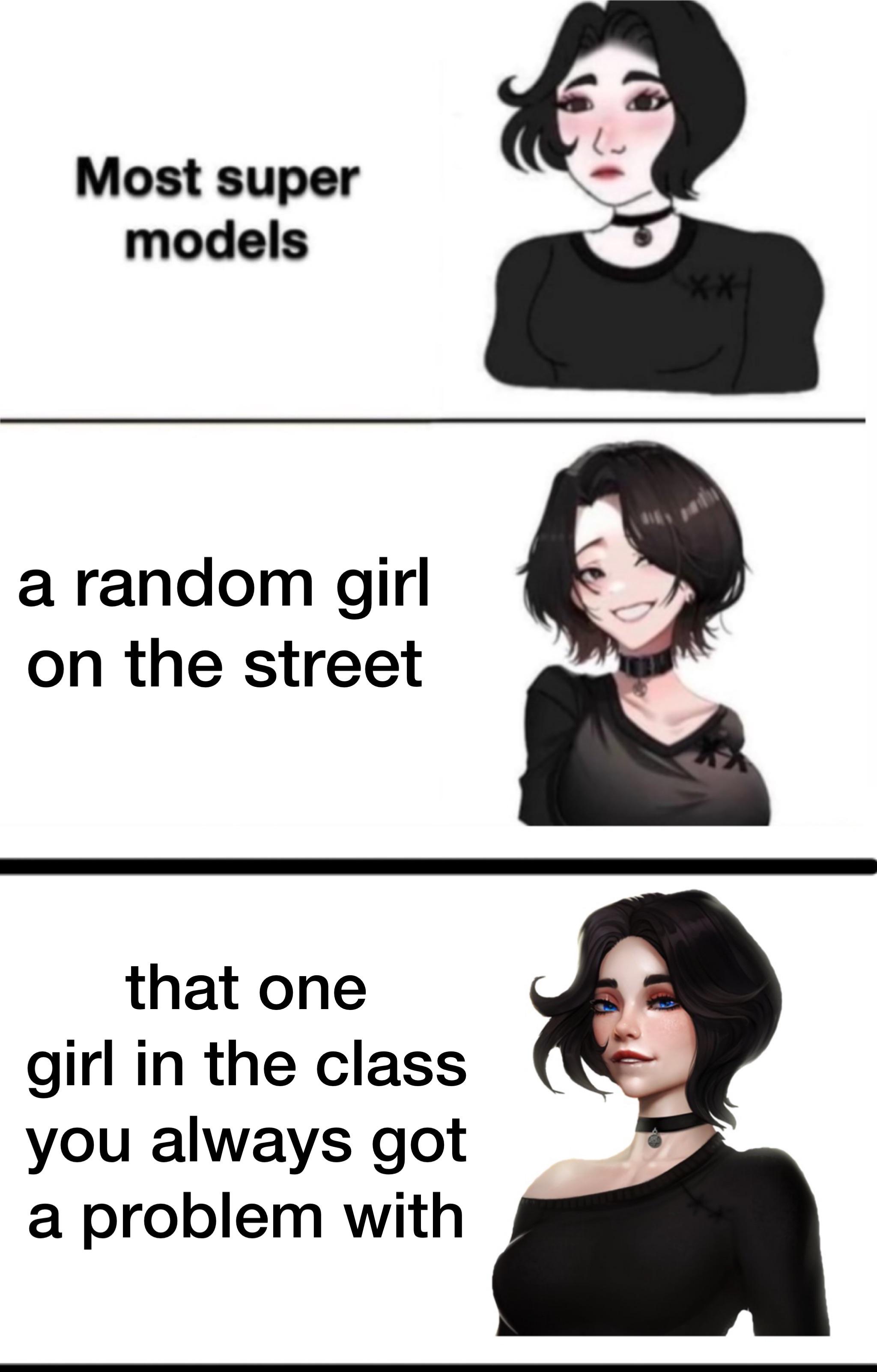 She’s really pretty. r/memes