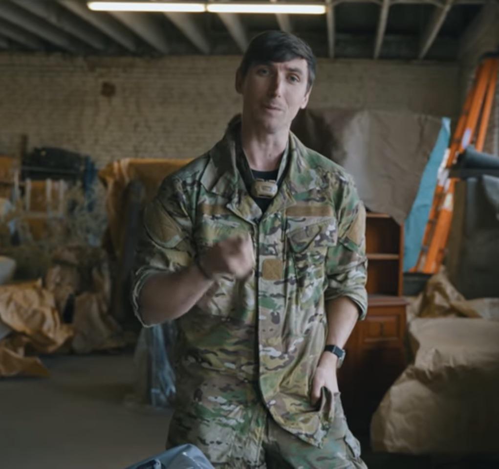 Does anyone know what specific multicam shirt is garand thumb wearing