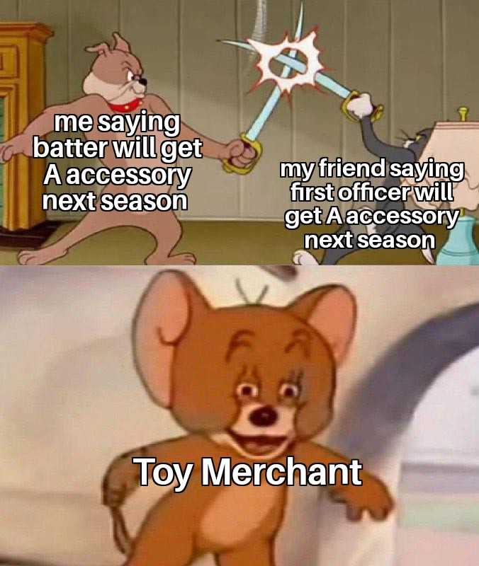 I think i made little too much batter not getting accessory memes this