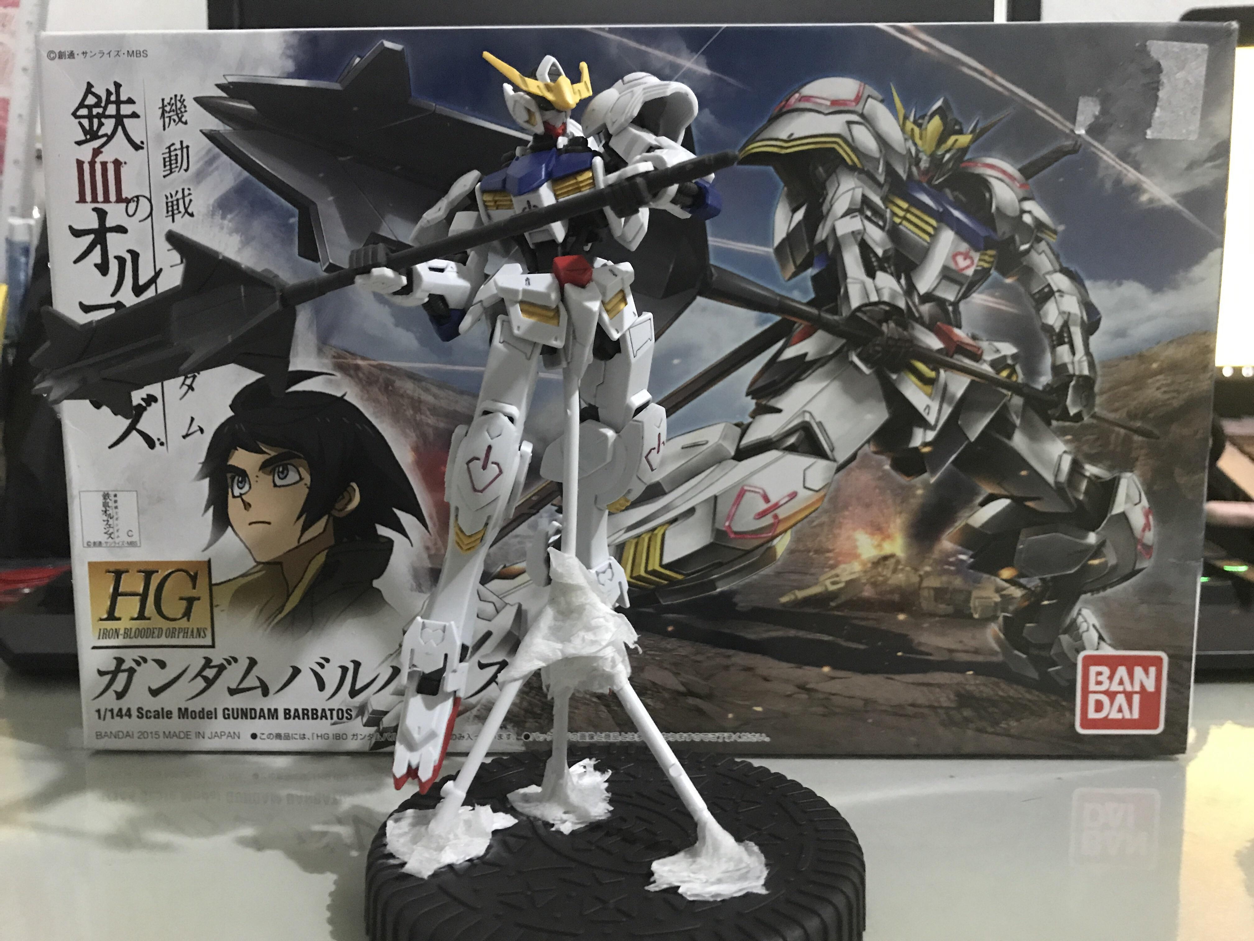 [Beginner] First gunpla of the year and that is the HG Barbatos! I also