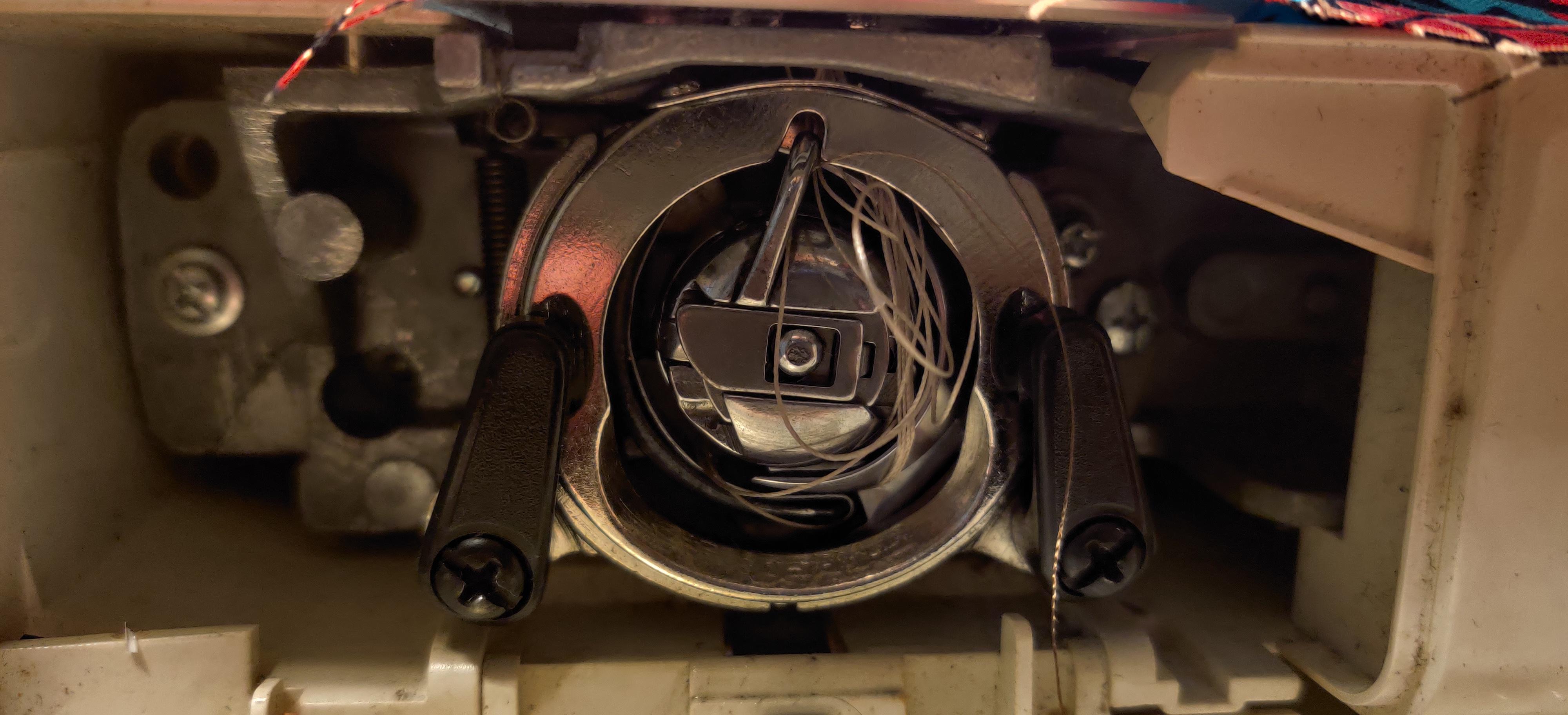 I pulled my late mother's sewing machine out to make a mask to wear