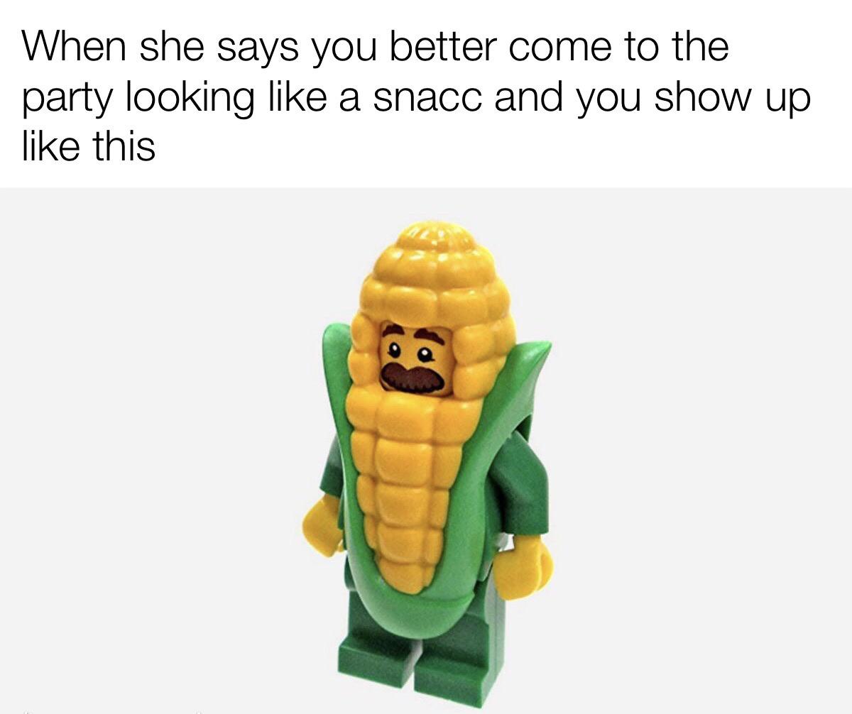 Corn cob guy is an instant classic r/memes