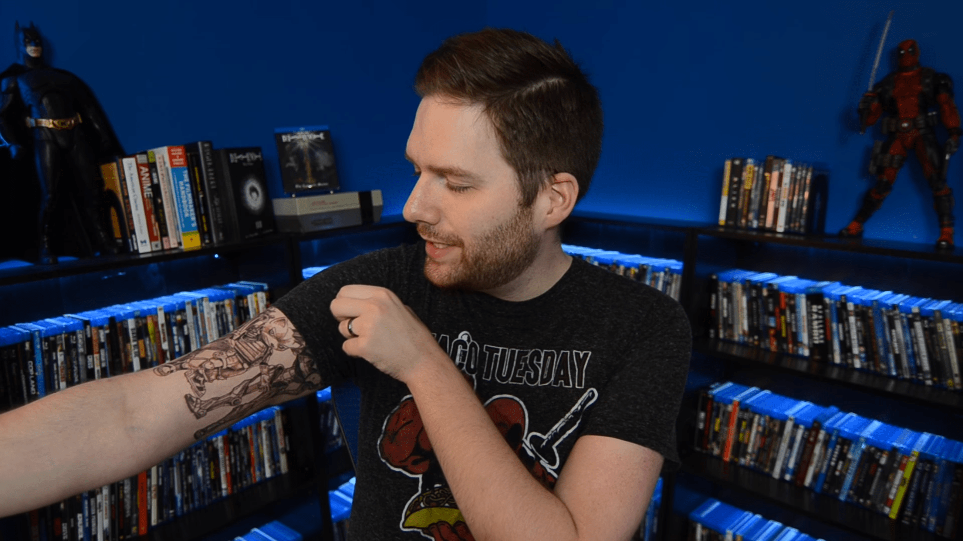 Some say he grew up with those tattoos since he was a