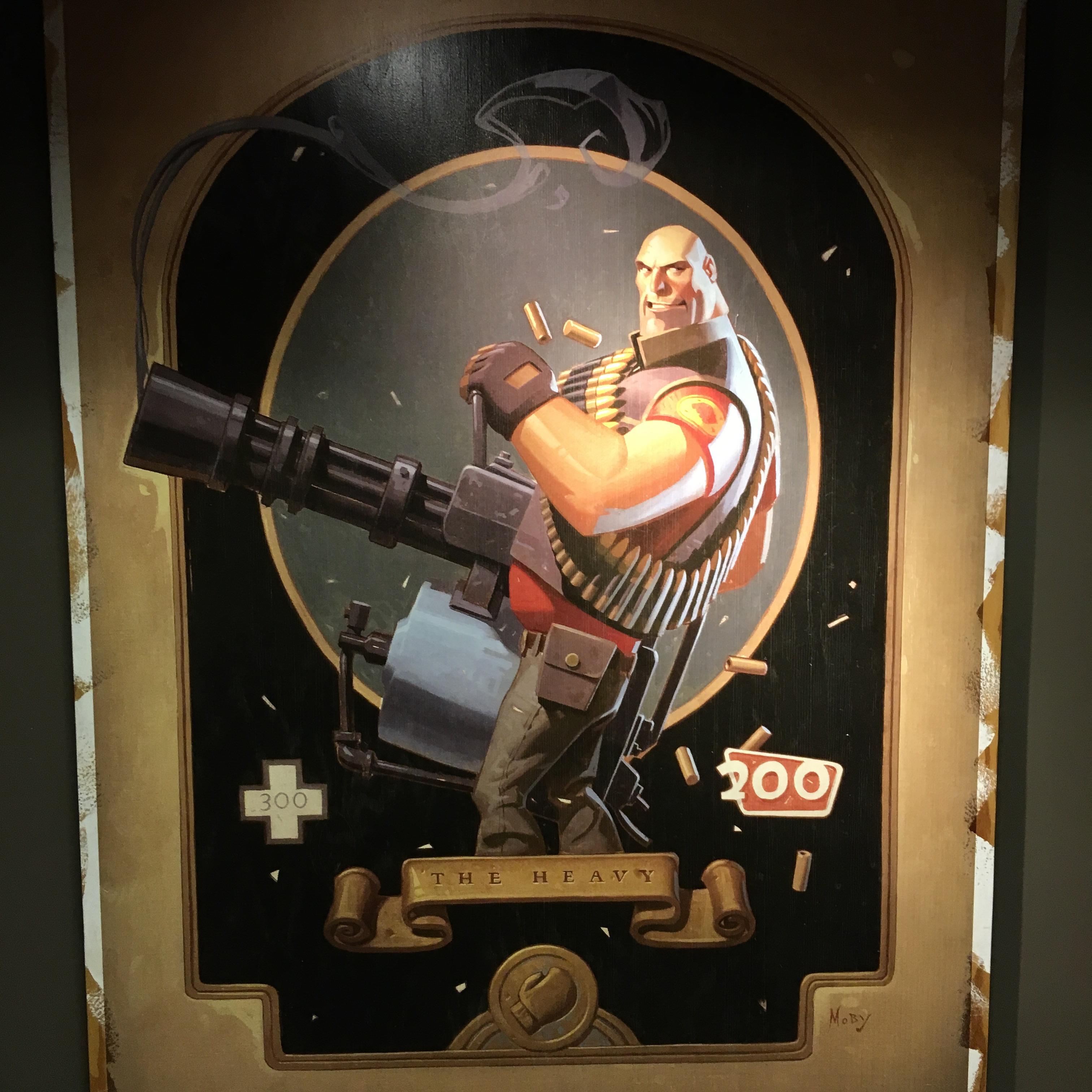 Cool Heavy painting at Valve HQ r/tf2