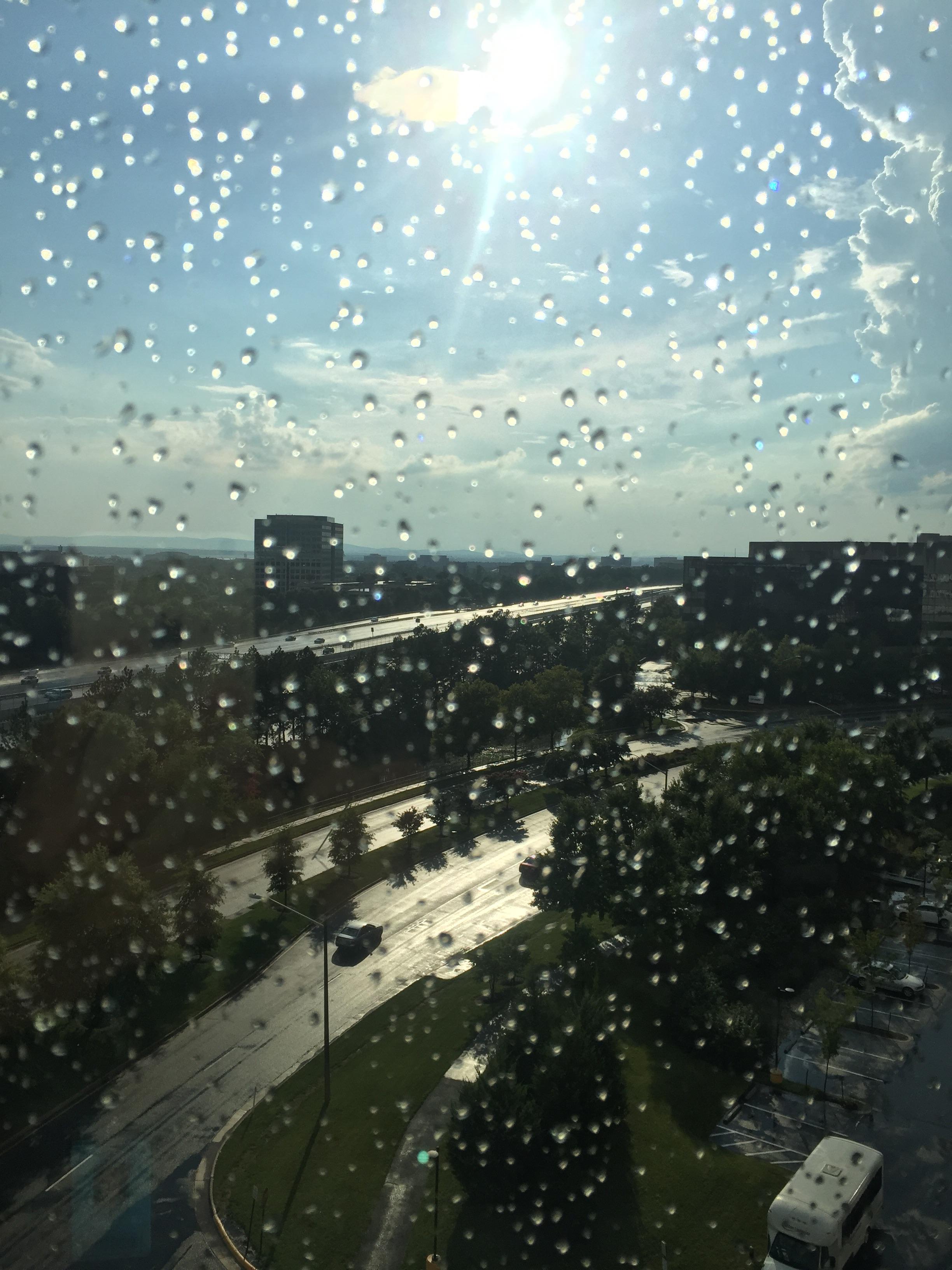 Clearing up in Virginia r/raining