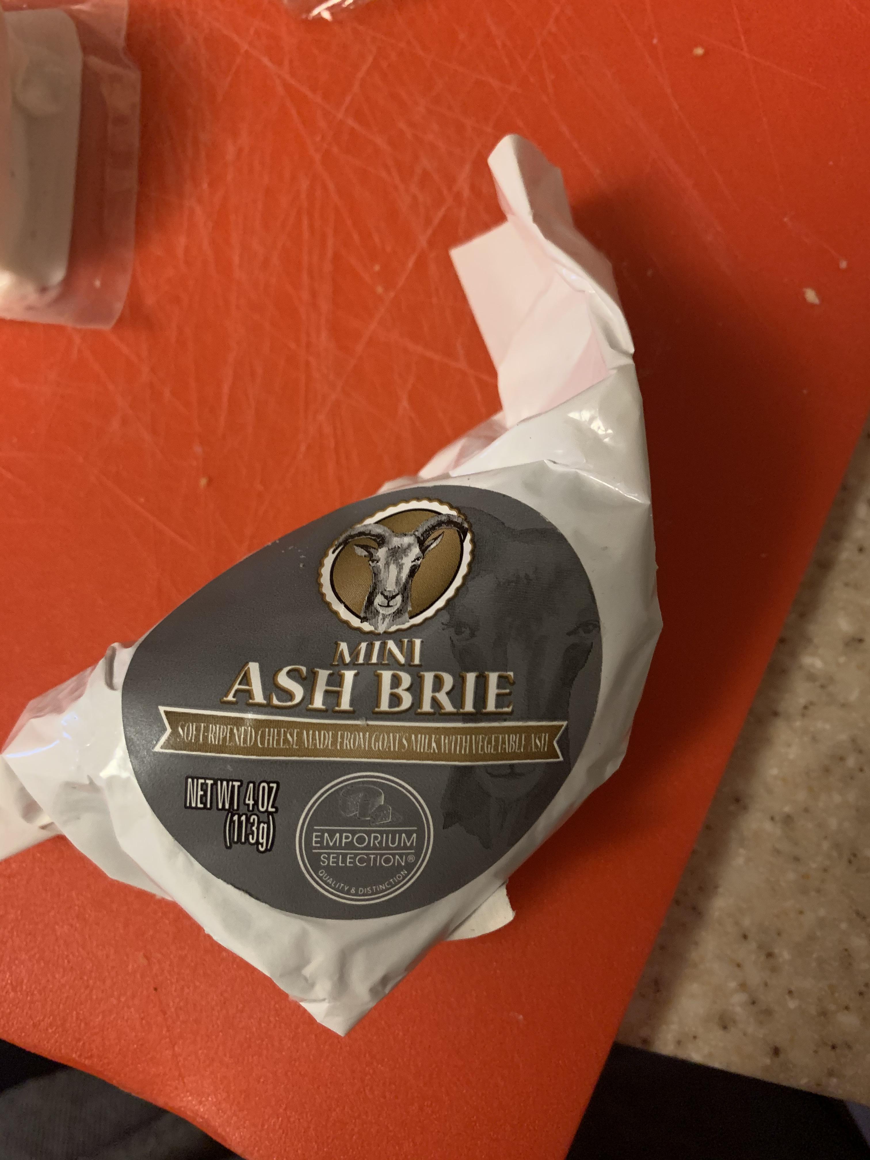 The mini ash Brie is next level. Warningit is black on the outside from the ash. But omg. I had