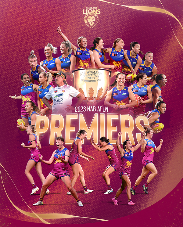 The Brisbane Lions are the 2023 AFLW Premiers r/AFL