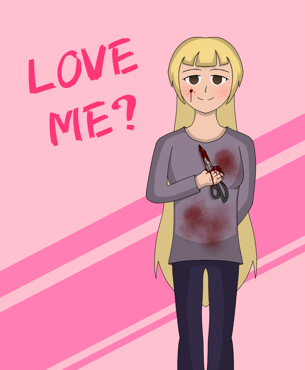 [Original Art] Love Me? r/yandere