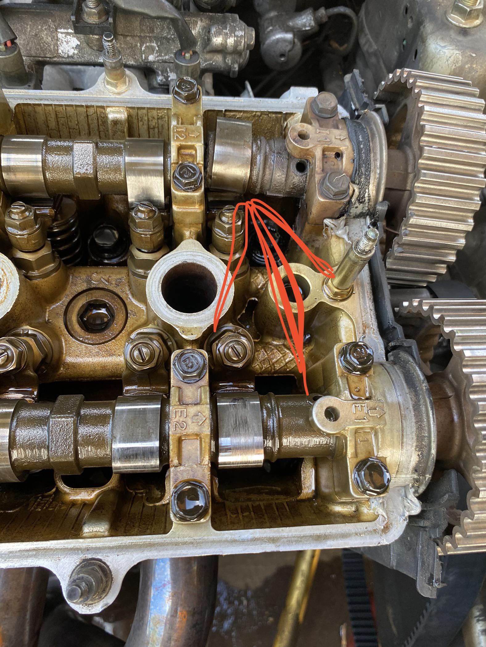 Mechanic called and said this happened…he says he thinks it was the oil