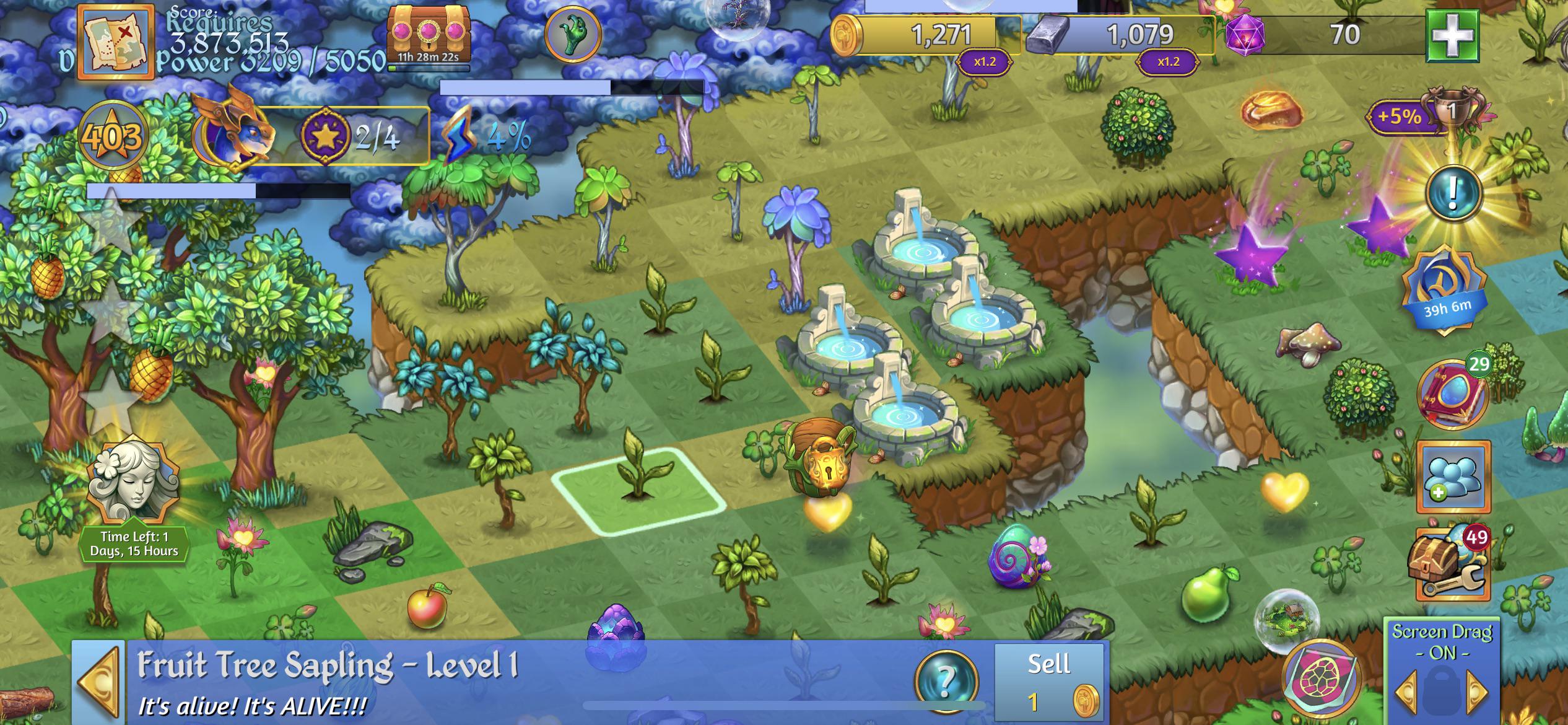 Egg Chest from level is stuck and not selectable r/MergeDragons