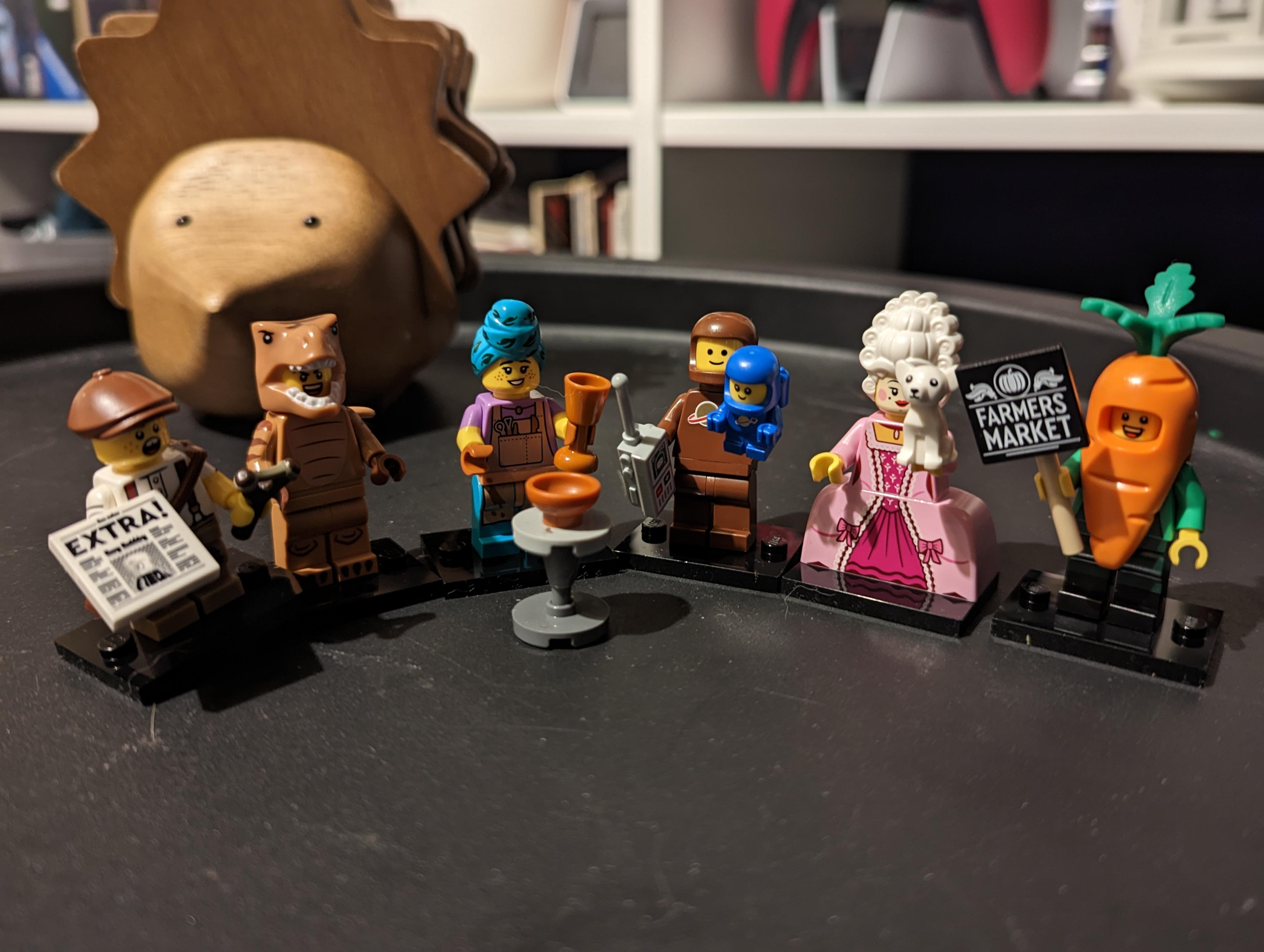 Struck lucky, found the new Lego Minifigure series at my local B&M