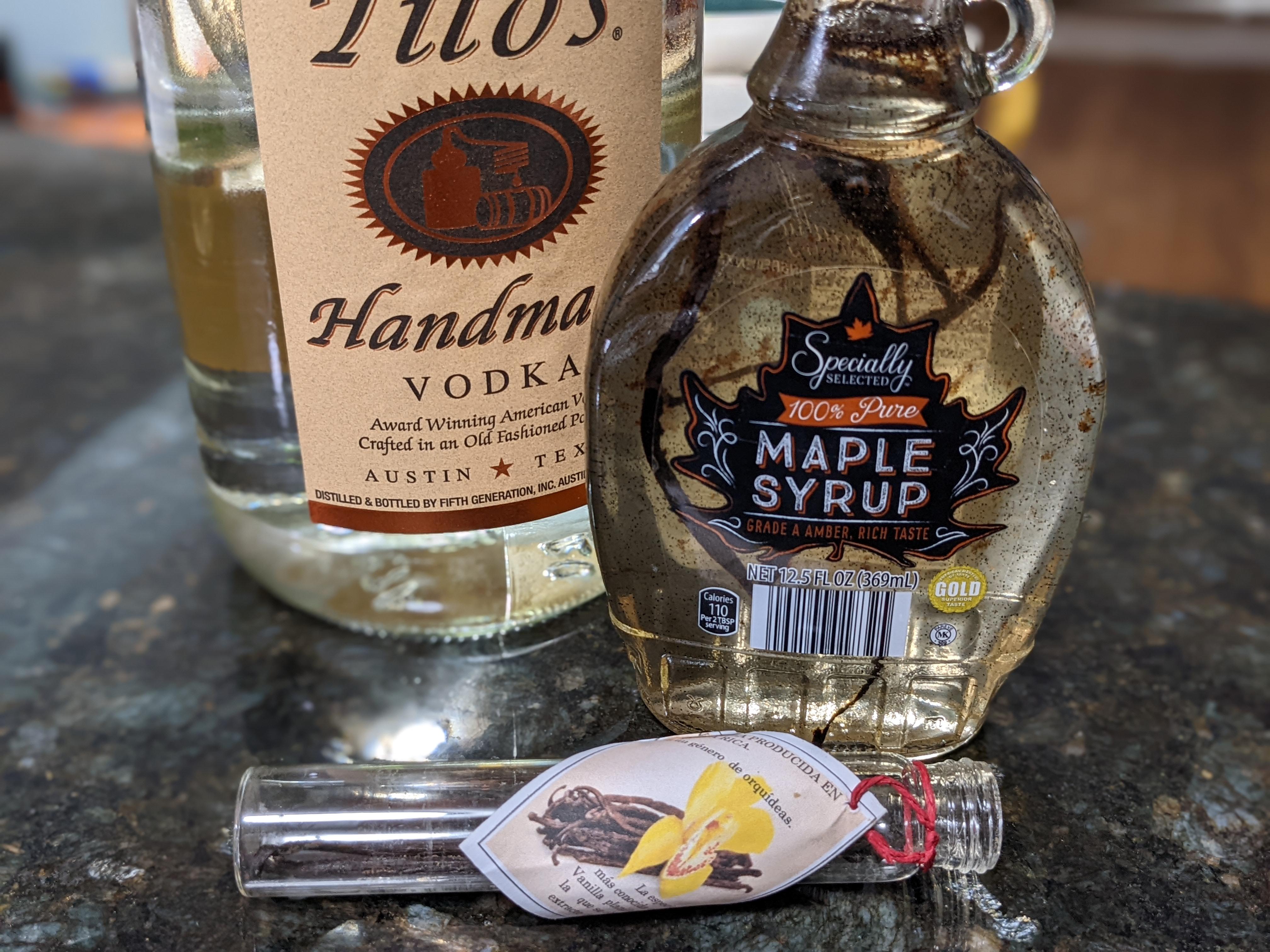 Just made some vanilla syrup from the beans I brought back from a farm