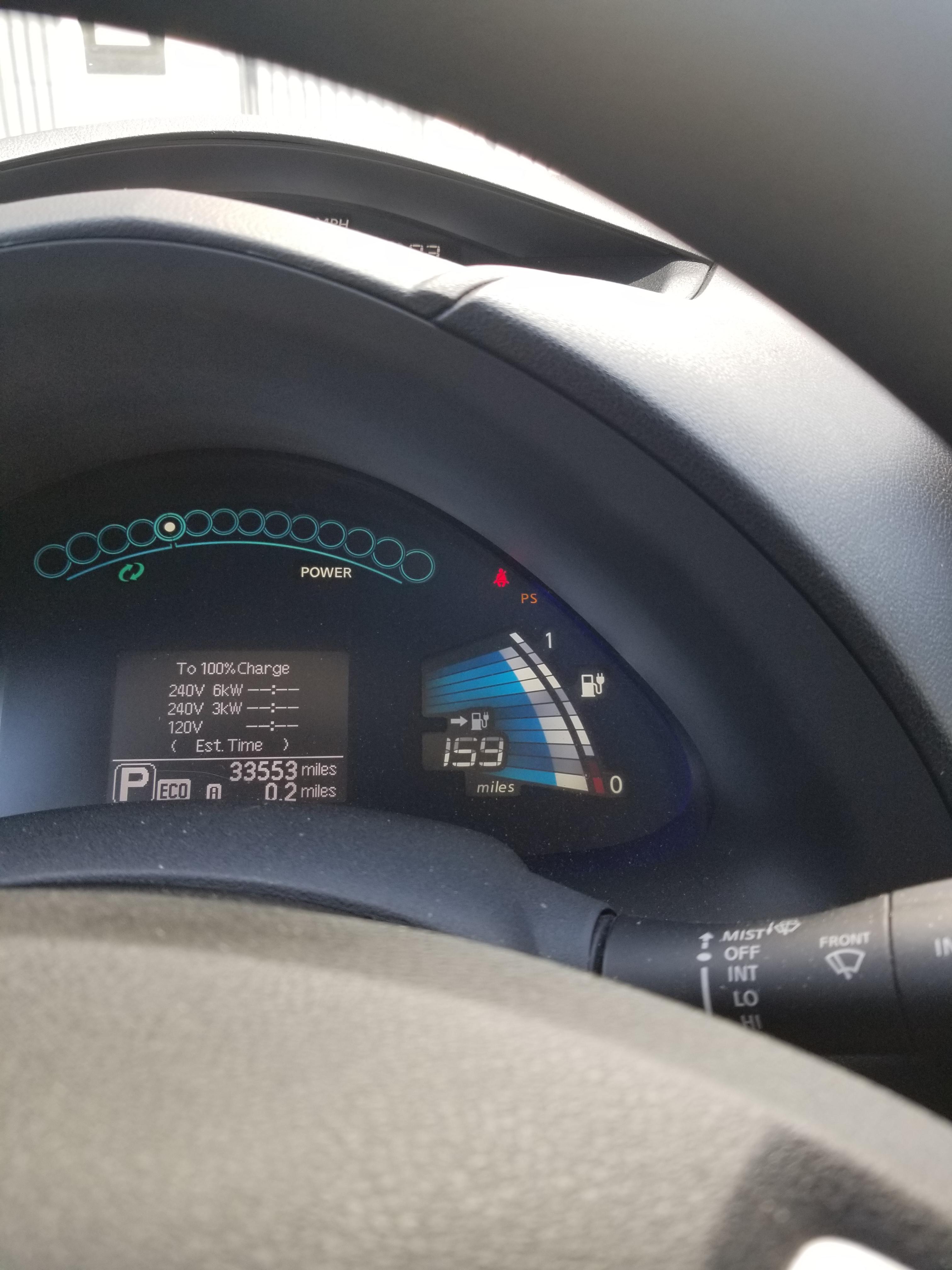 My 2016 leaf with my new 40 kW battery leaf