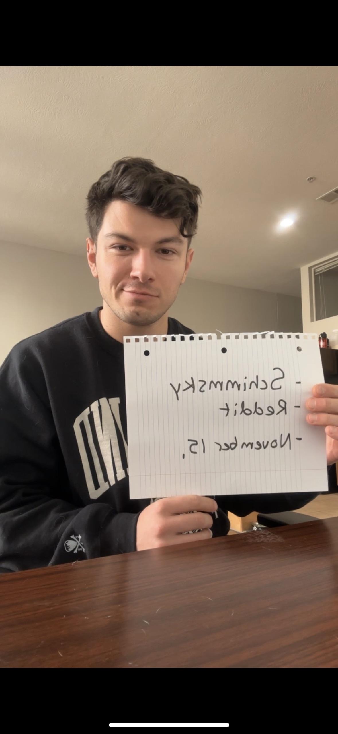 Since my last account got suspended this is to show it’s actually me