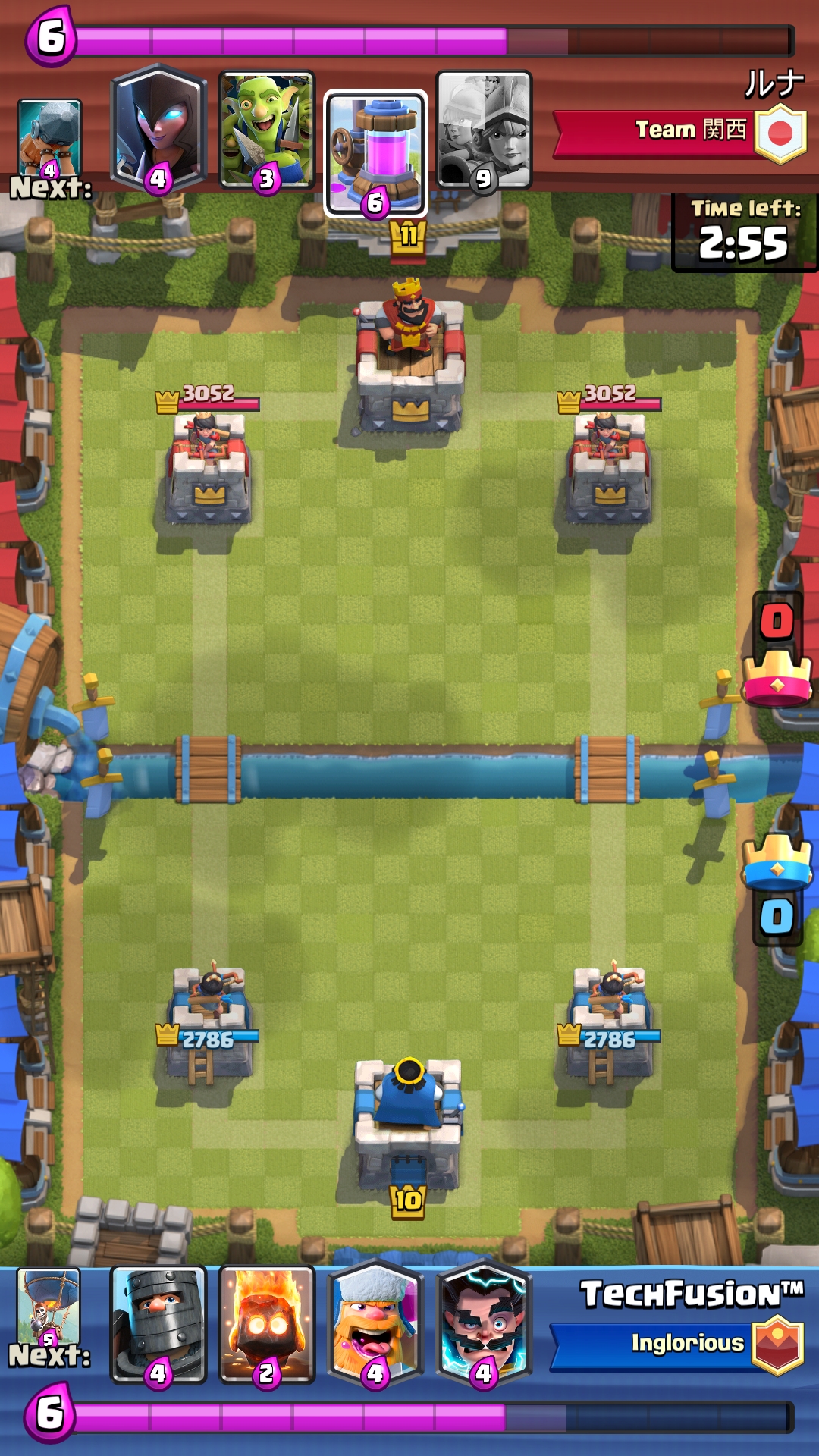 Apparently, lvl 10 Vs lvl 11 in Arena 3 is the new Clash Royale Meta