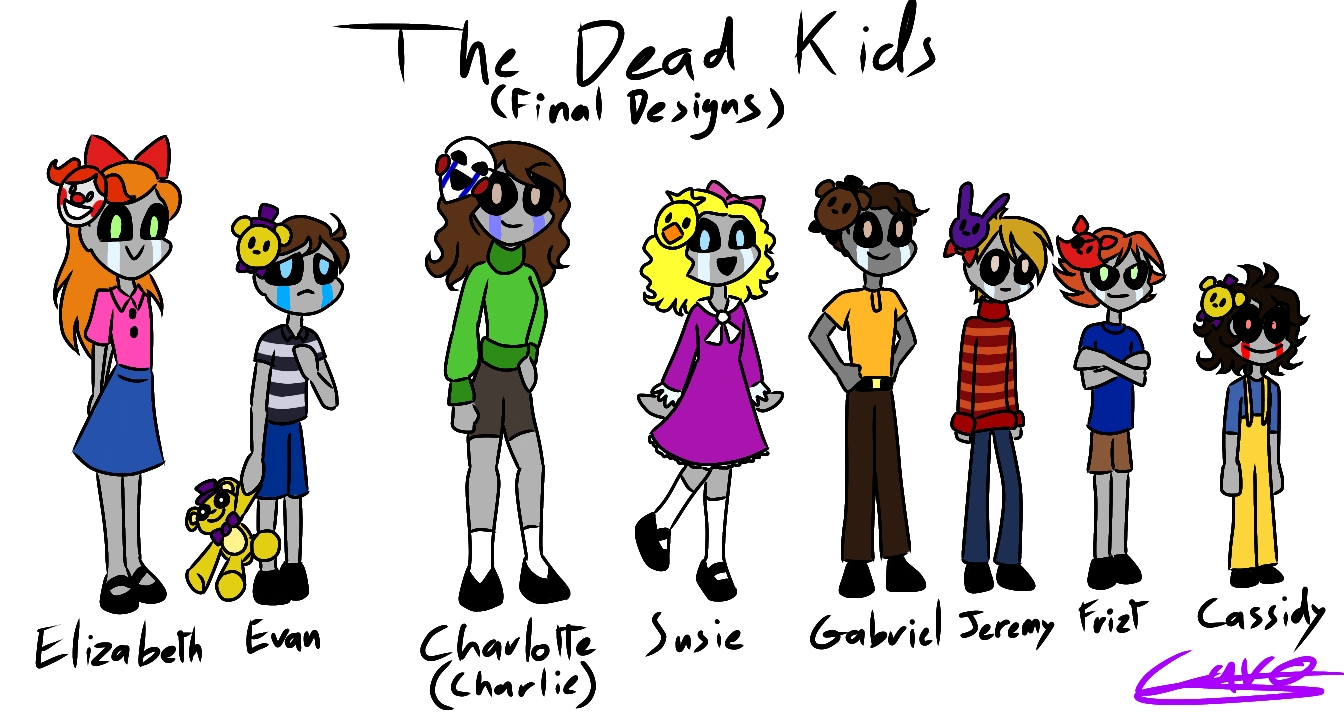 My take on the Dead Kids, these are the designs I'll use from now on [Art by me] r
