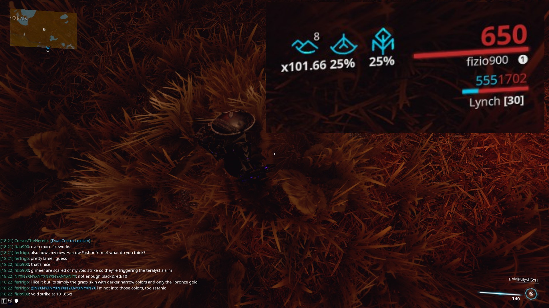 One day i was bored, and charged Void Strike for more than 15 min r