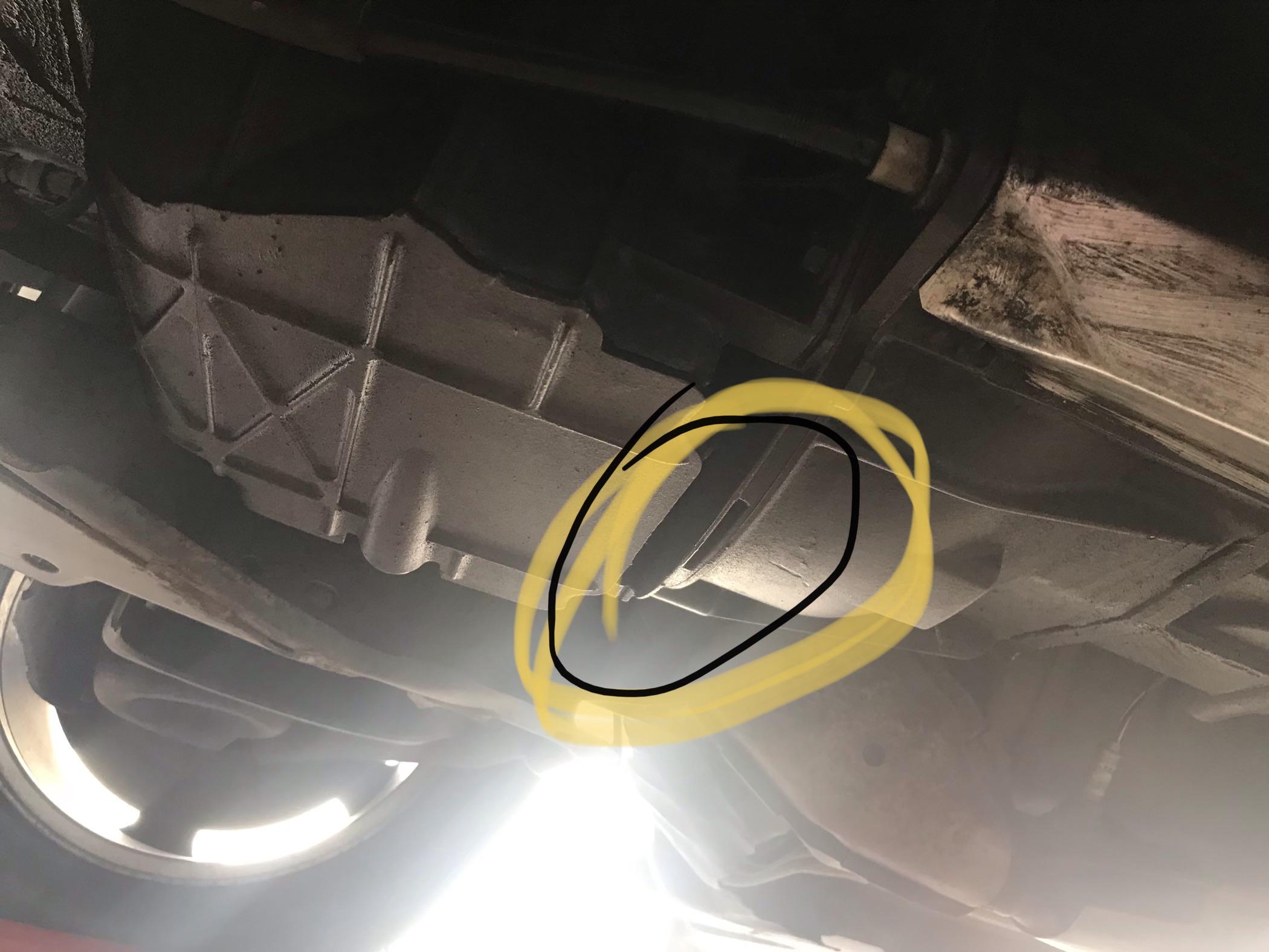 Help with oil leak? It looks like It’s between the transmission and the