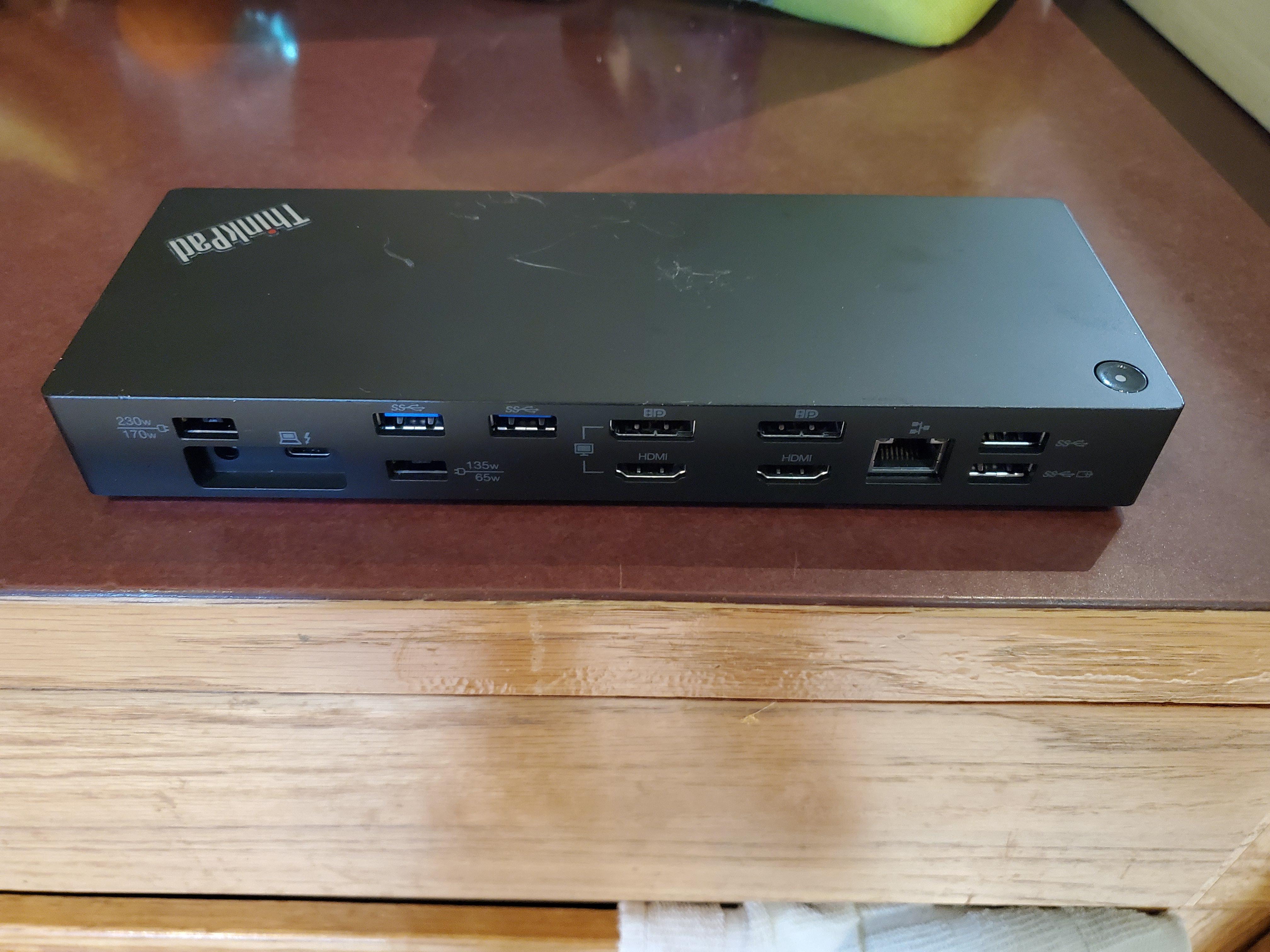 Just bought an unusable Thinkpad thunderbolt 3 Workstation dock