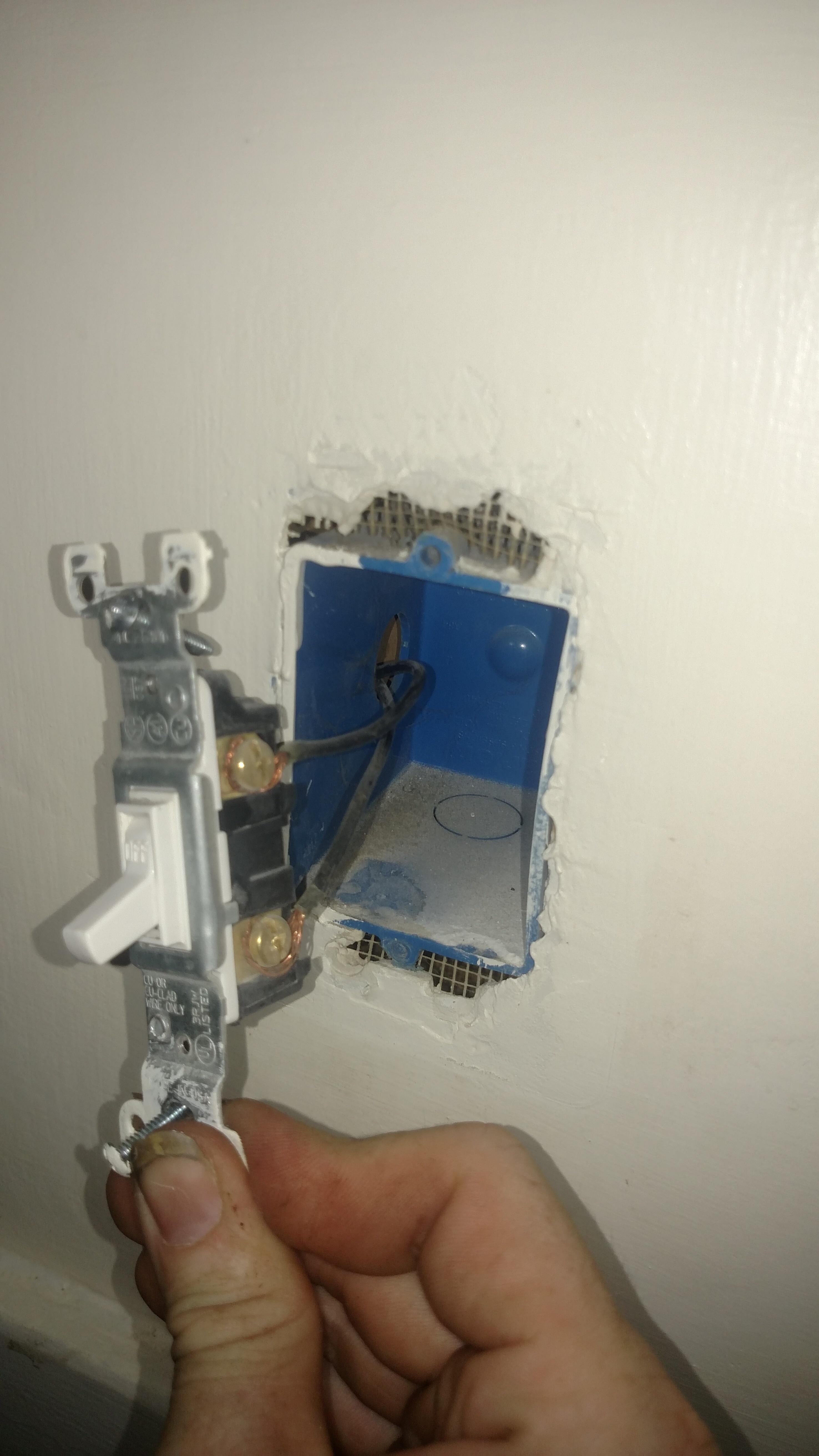 Work Order New install; Bath fan on own switch. r/electricians