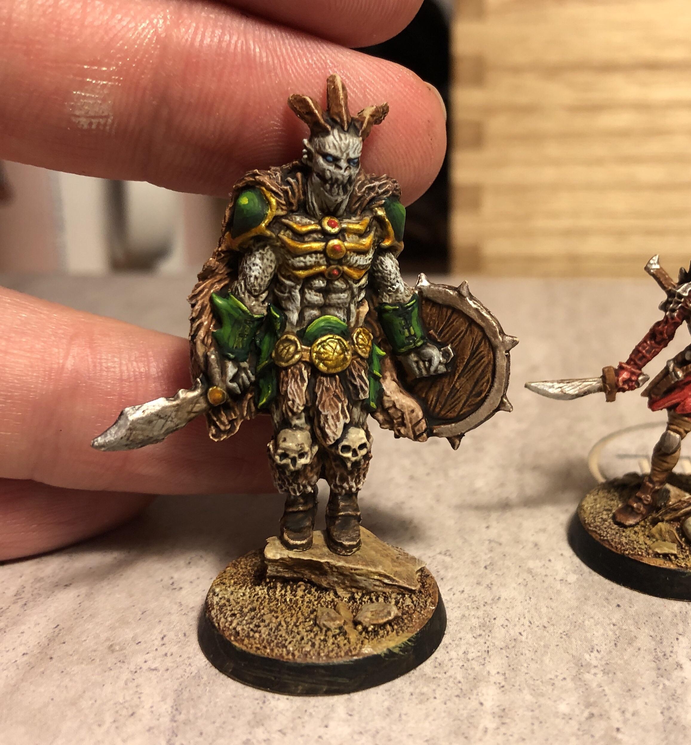 Painted the Brute up. Ready for game two! Gloomhaven