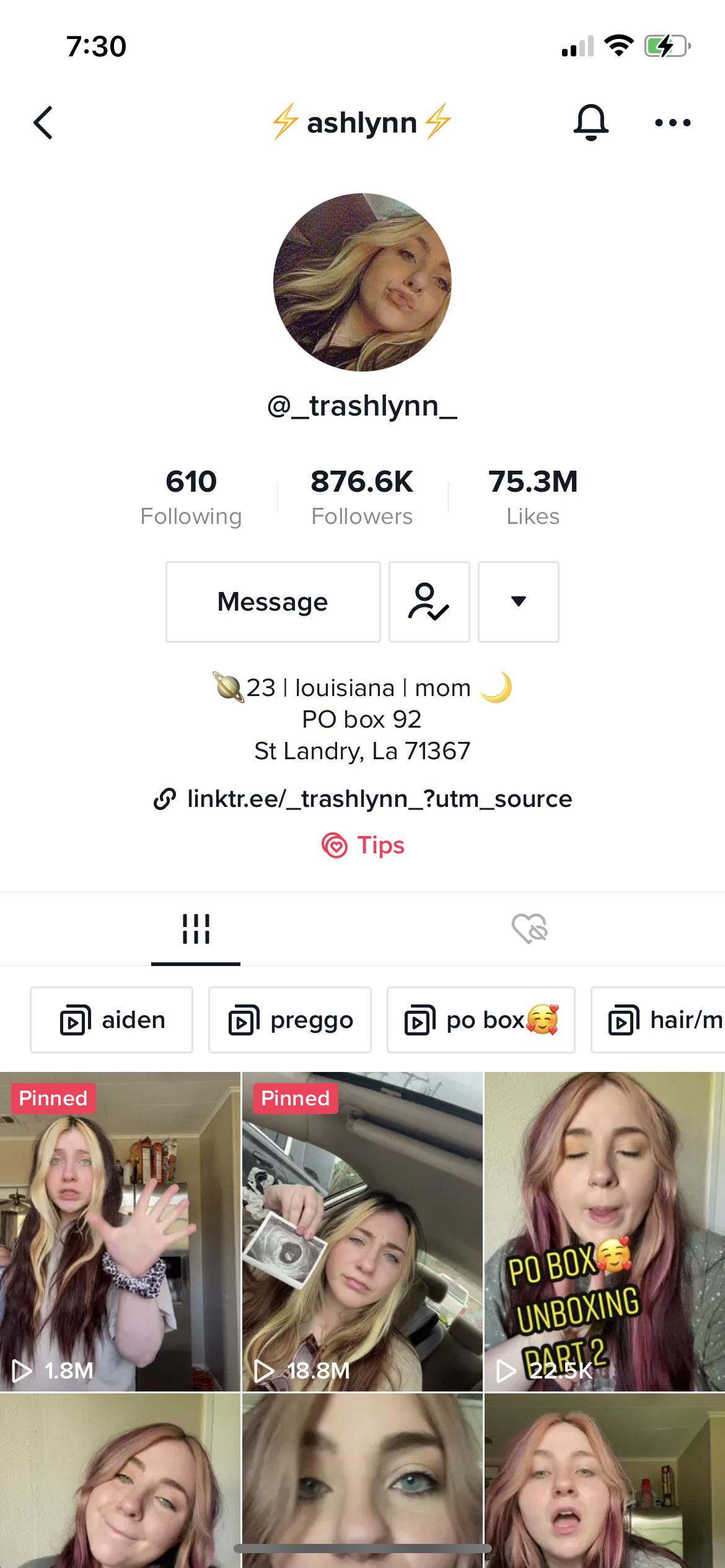 What do y’all think of trashlynn? I personally LOVEEEE her. She’s real