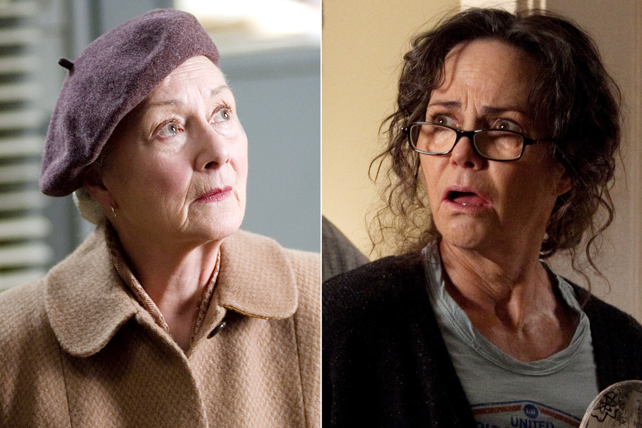 Sally Fields is now the same age (75) Rosemary Harris was when she