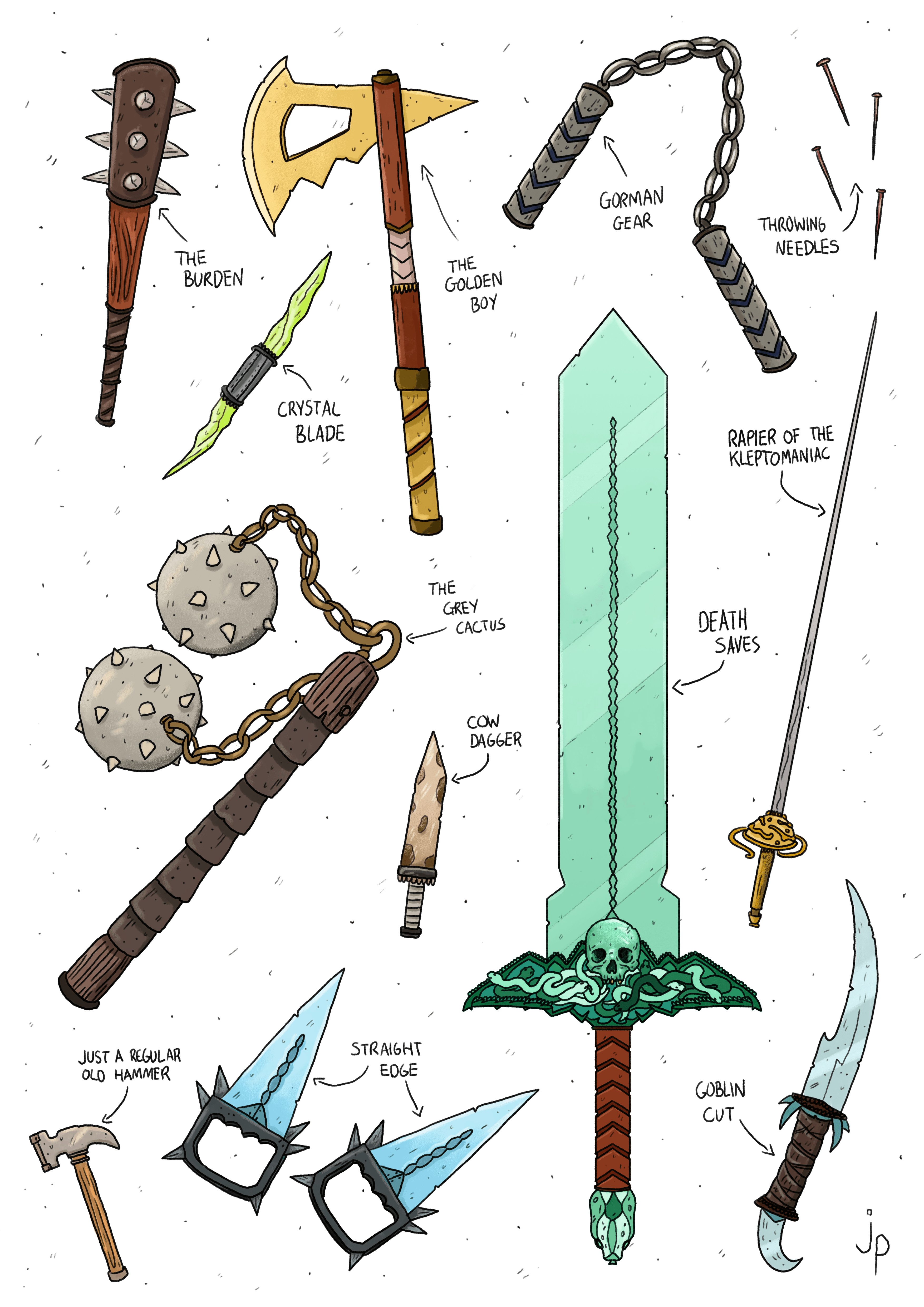 [ART] Weapon Inspiration for you guys DnD