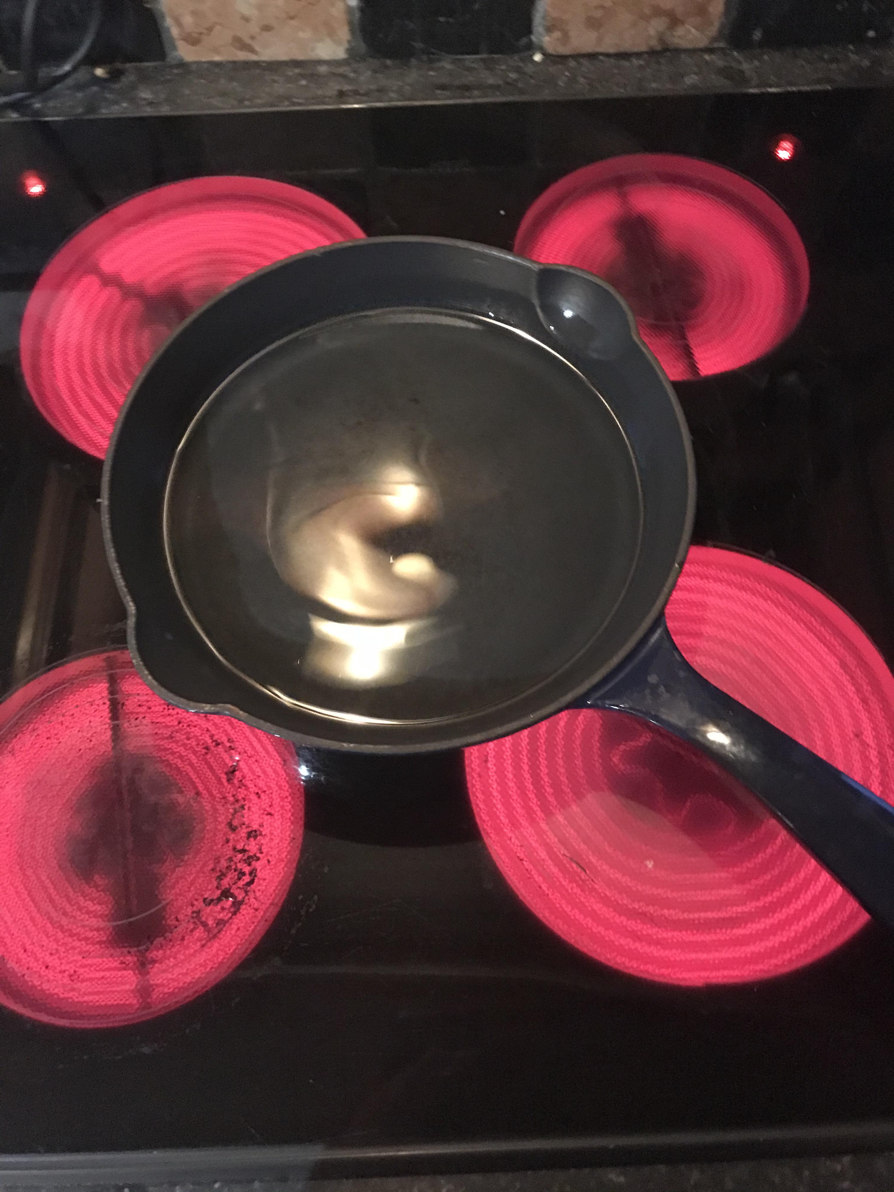 SLPT Put your pan on your stove and turn all 4 hobs on your stove to
