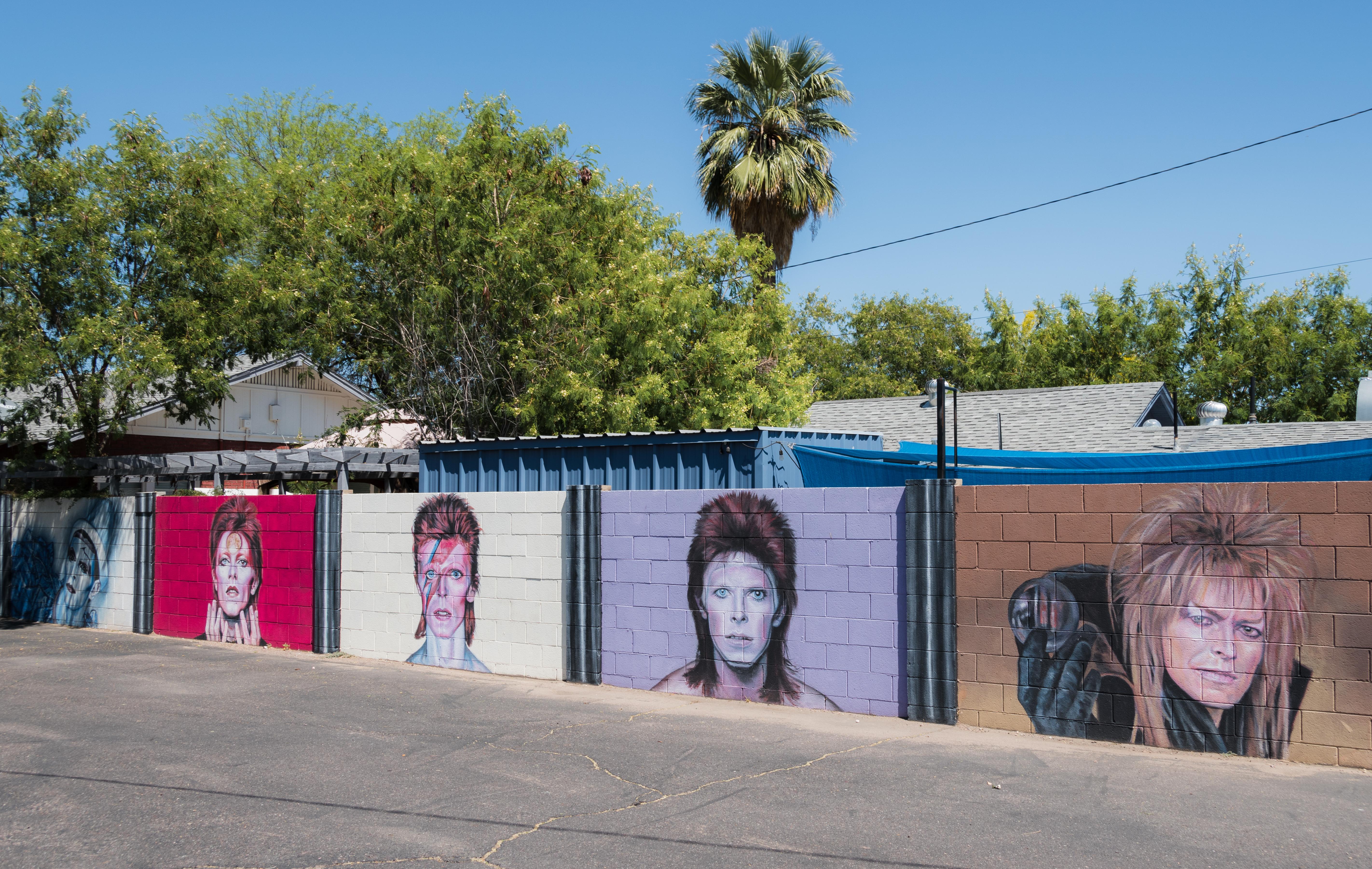 David Bowie Murals off 7th Street r/phoenix