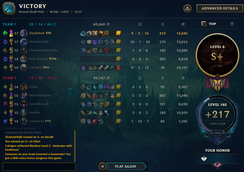 Just got my final mastery 7 token on indisputably the champion in LoL