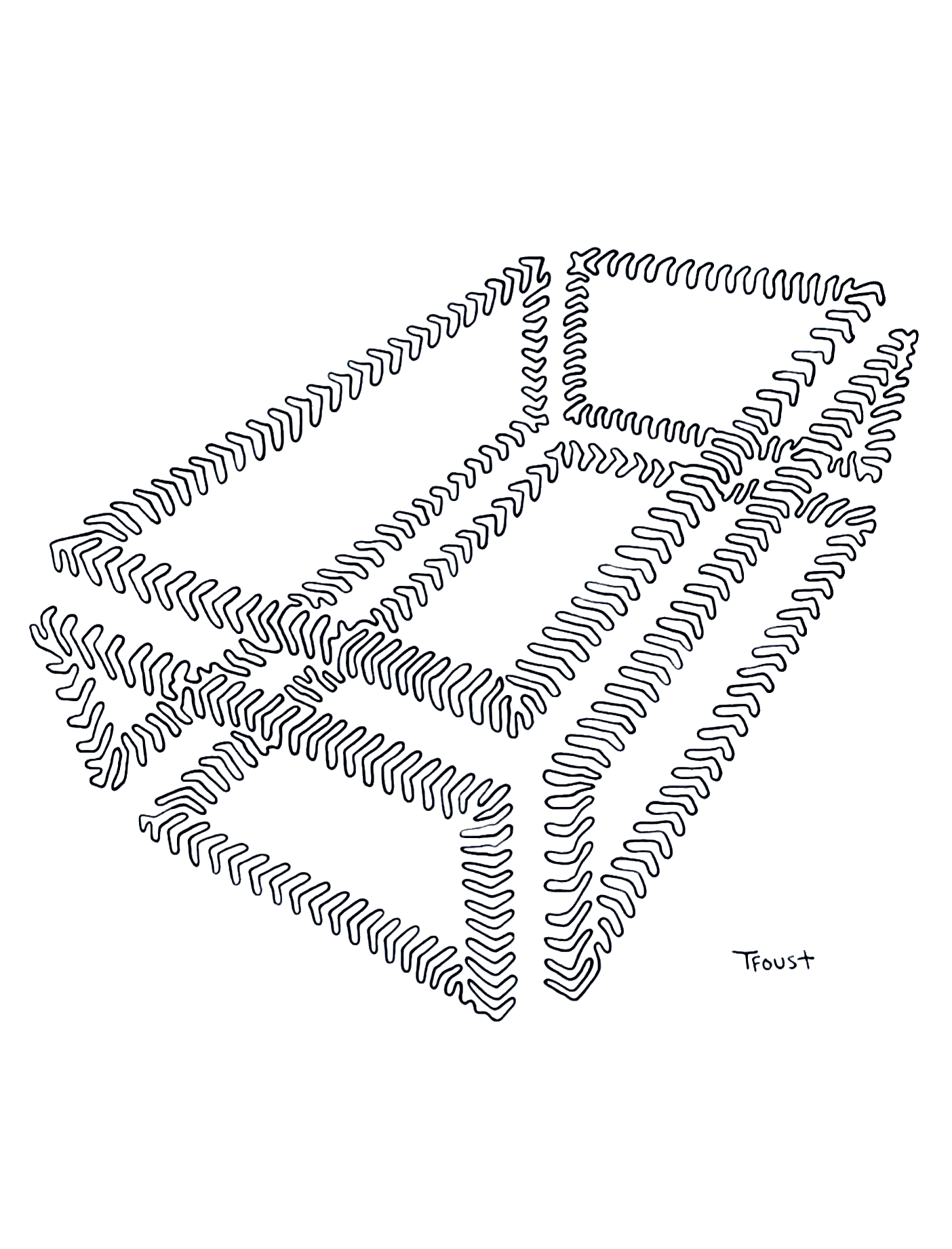NonIntersecting Lines Tfoust (Onyx Boox Note Air 2 Plus Screensaver