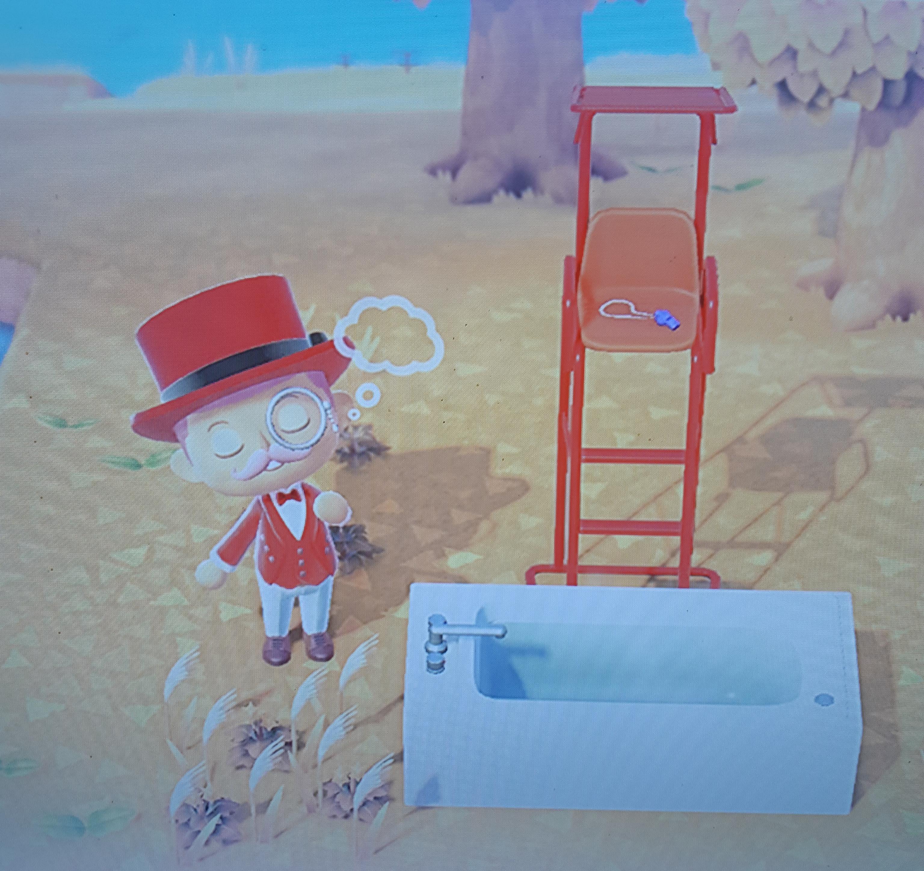 Aren't you glad you had a lifeguard here to save you? r/AnimalCrossing