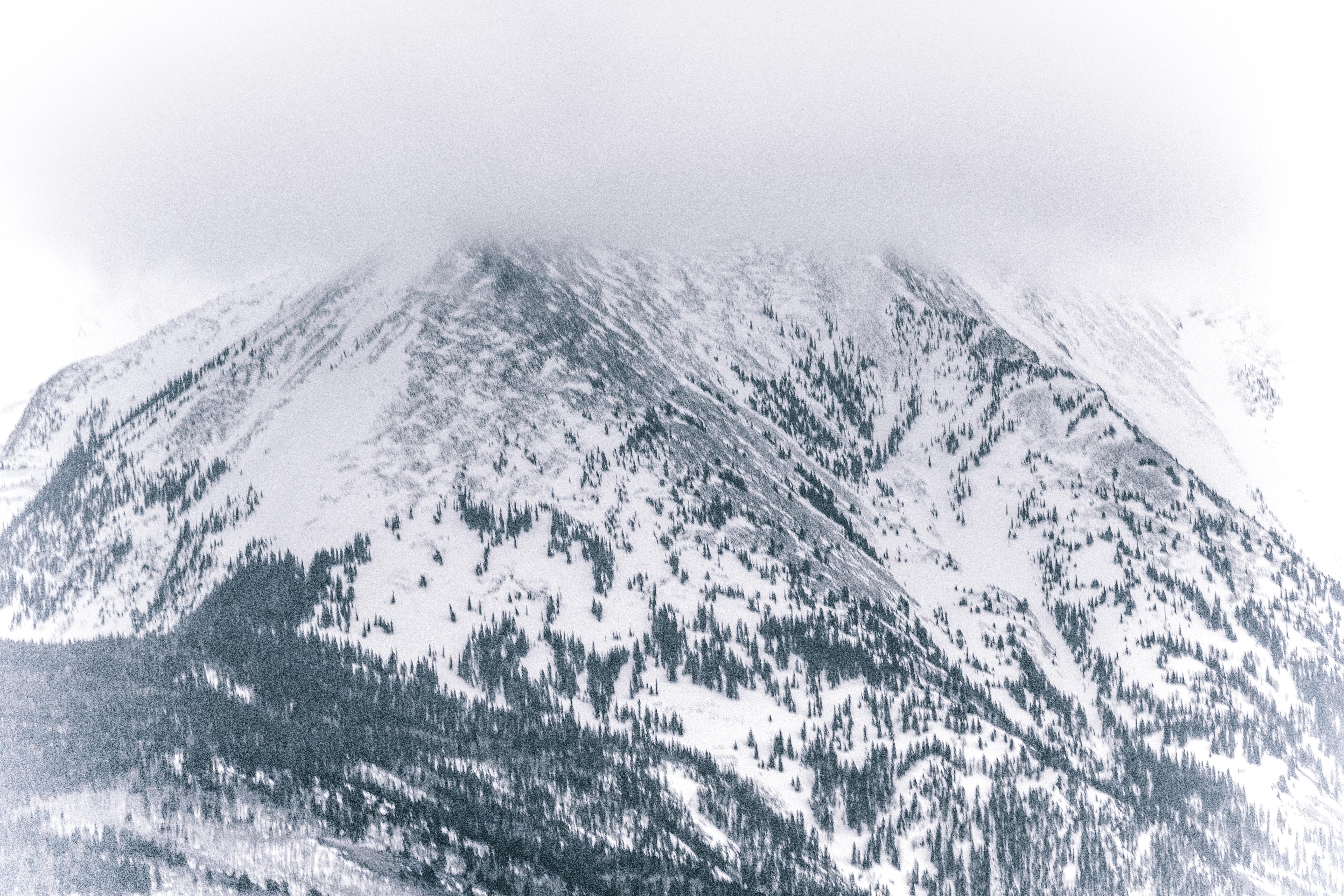 Mt. Sopris near Carbondale, Colorado a snowy evening last week. Colorado