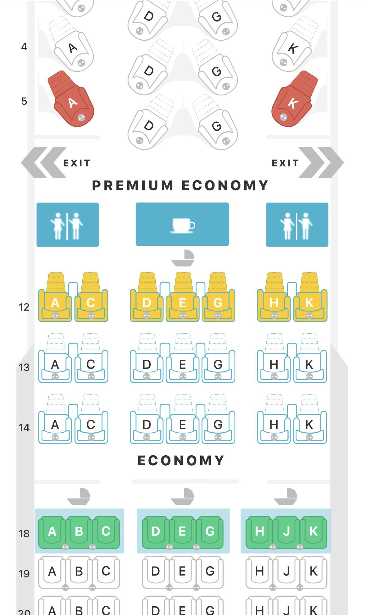 Best premium economy seat r/aircanada
